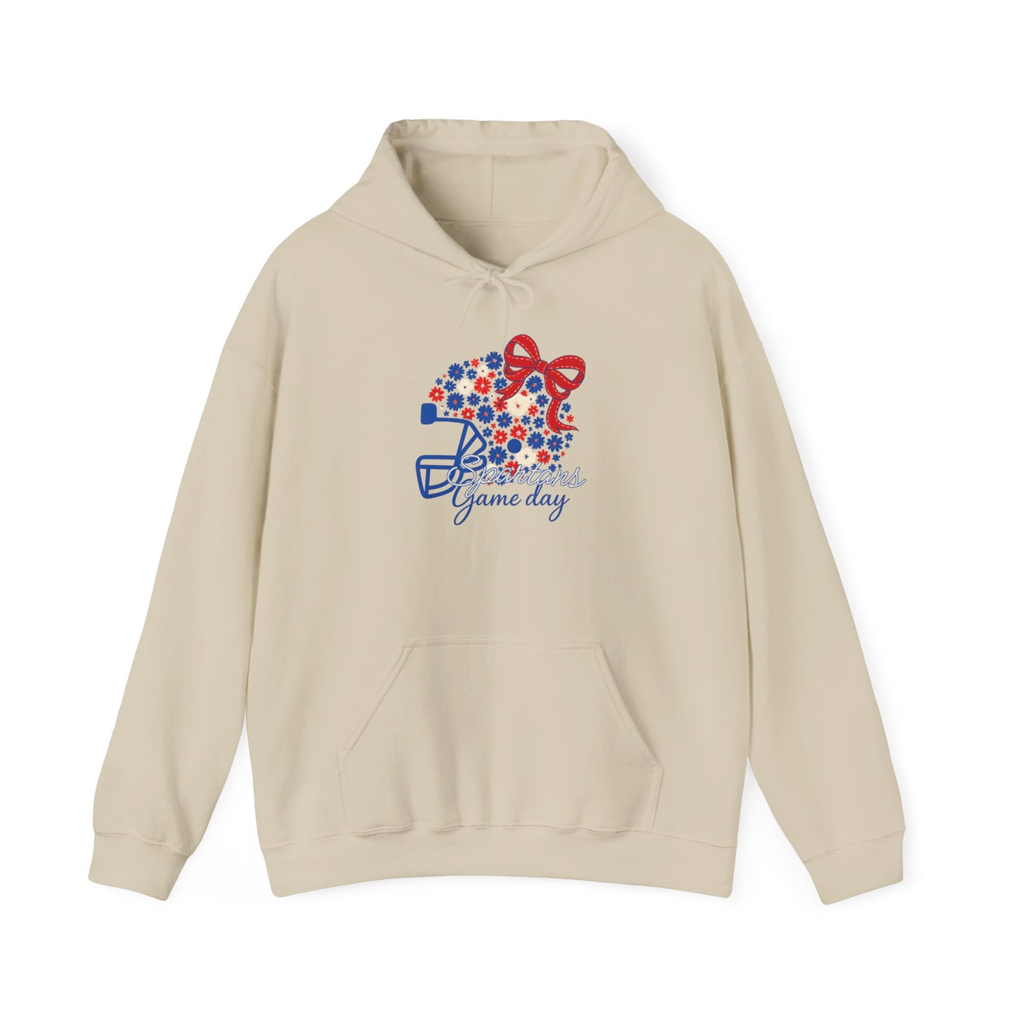 Bixby Spartans Floral Helmet Gameday Hoodie