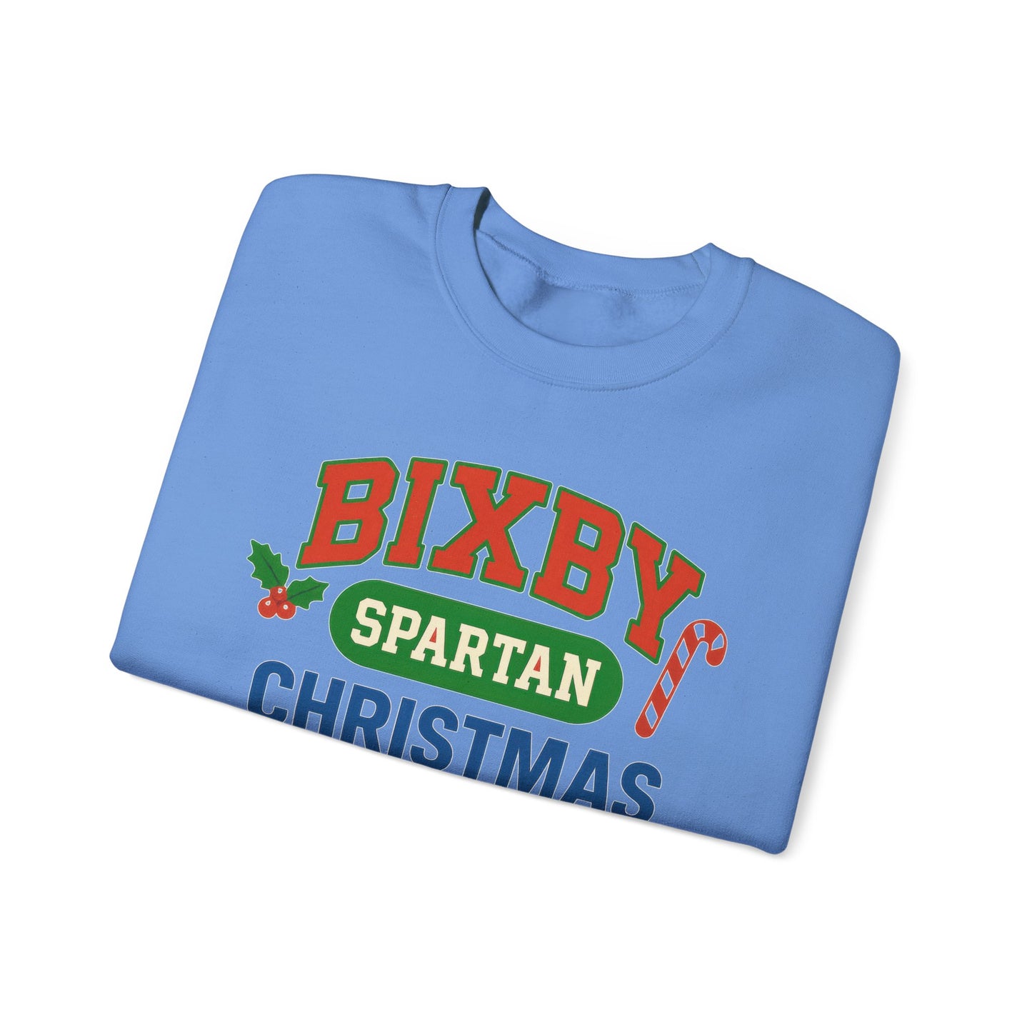 Bixby Spartans Christmas Decor Gildan Sweatshirt
