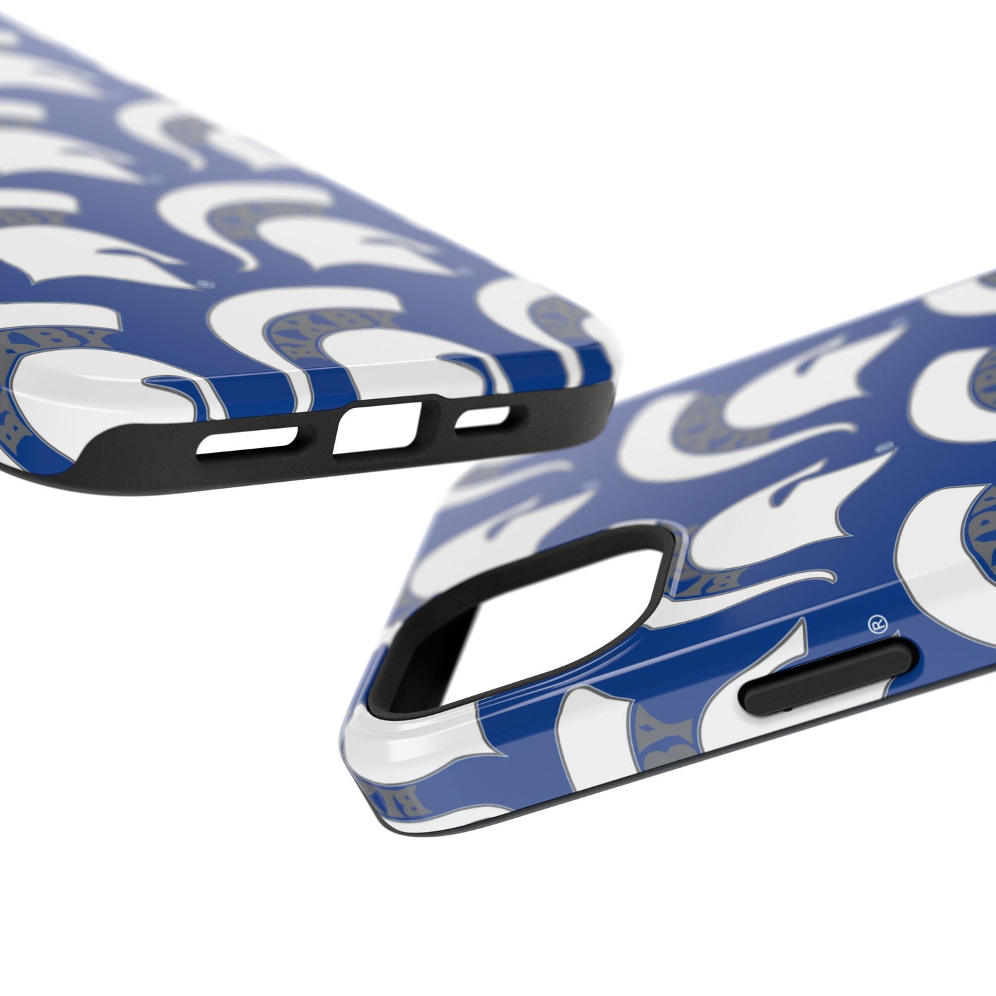 Bixby Spartan White Logo Impact Resistant iPhone Case