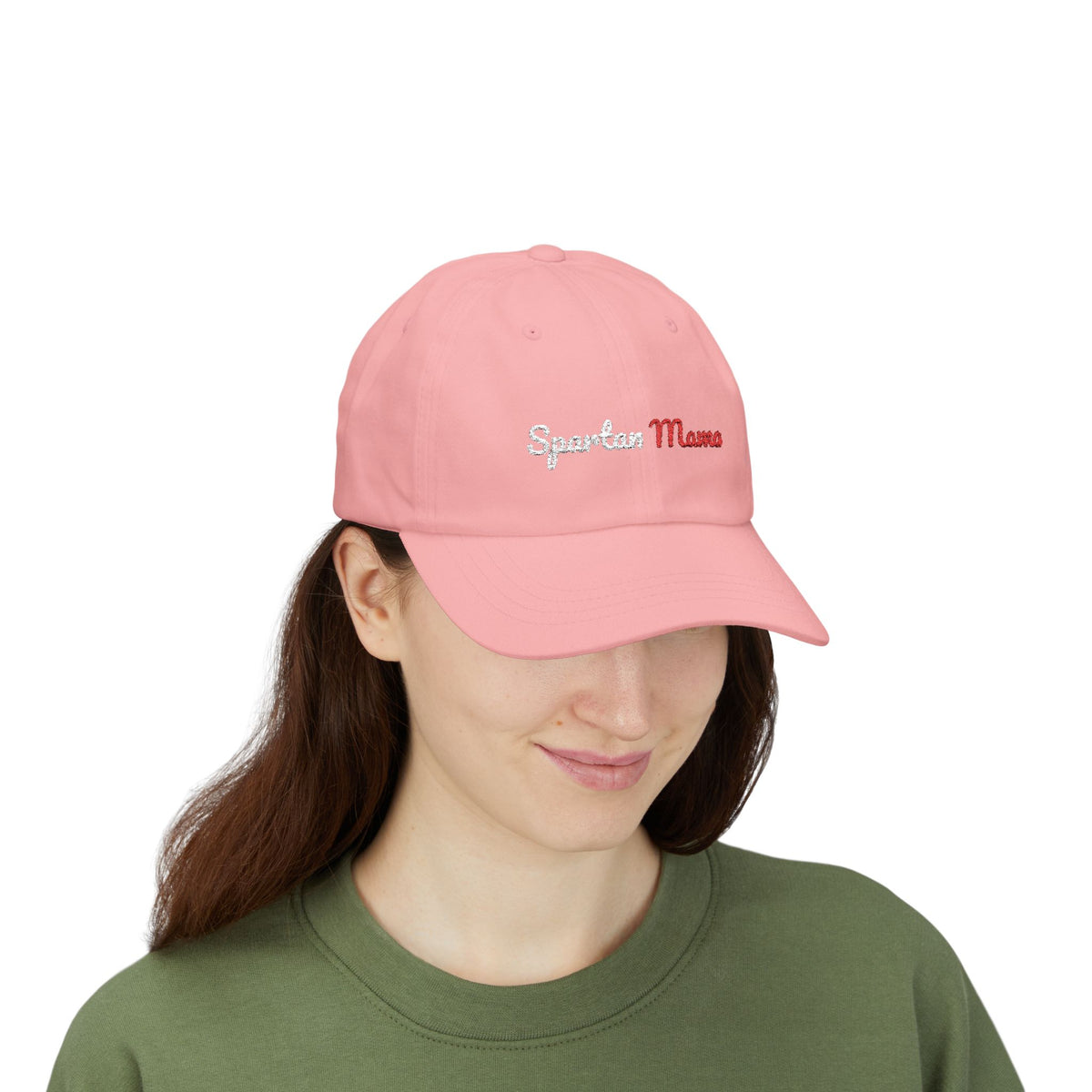 Spartan Mama Cap — Embroidered Military Print Baseball Hat