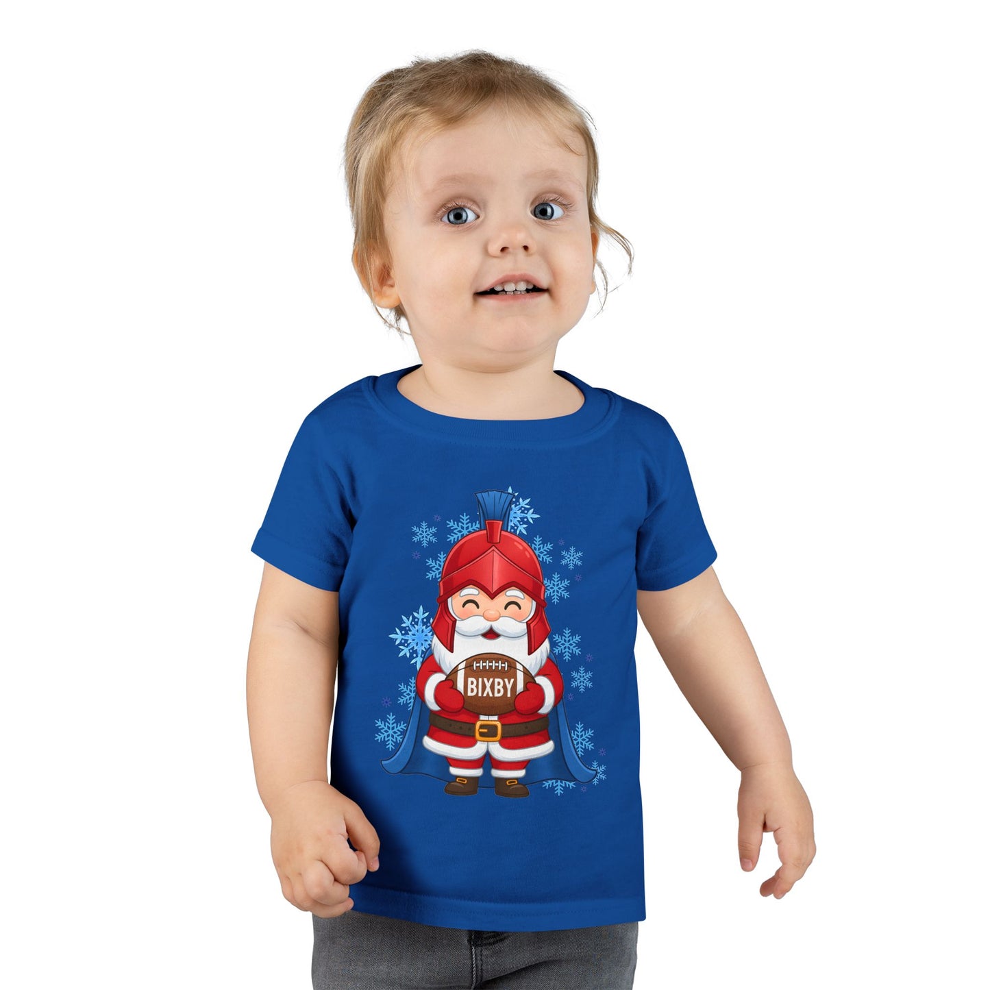 Spartan Football Santa Toddler Gildan Tee