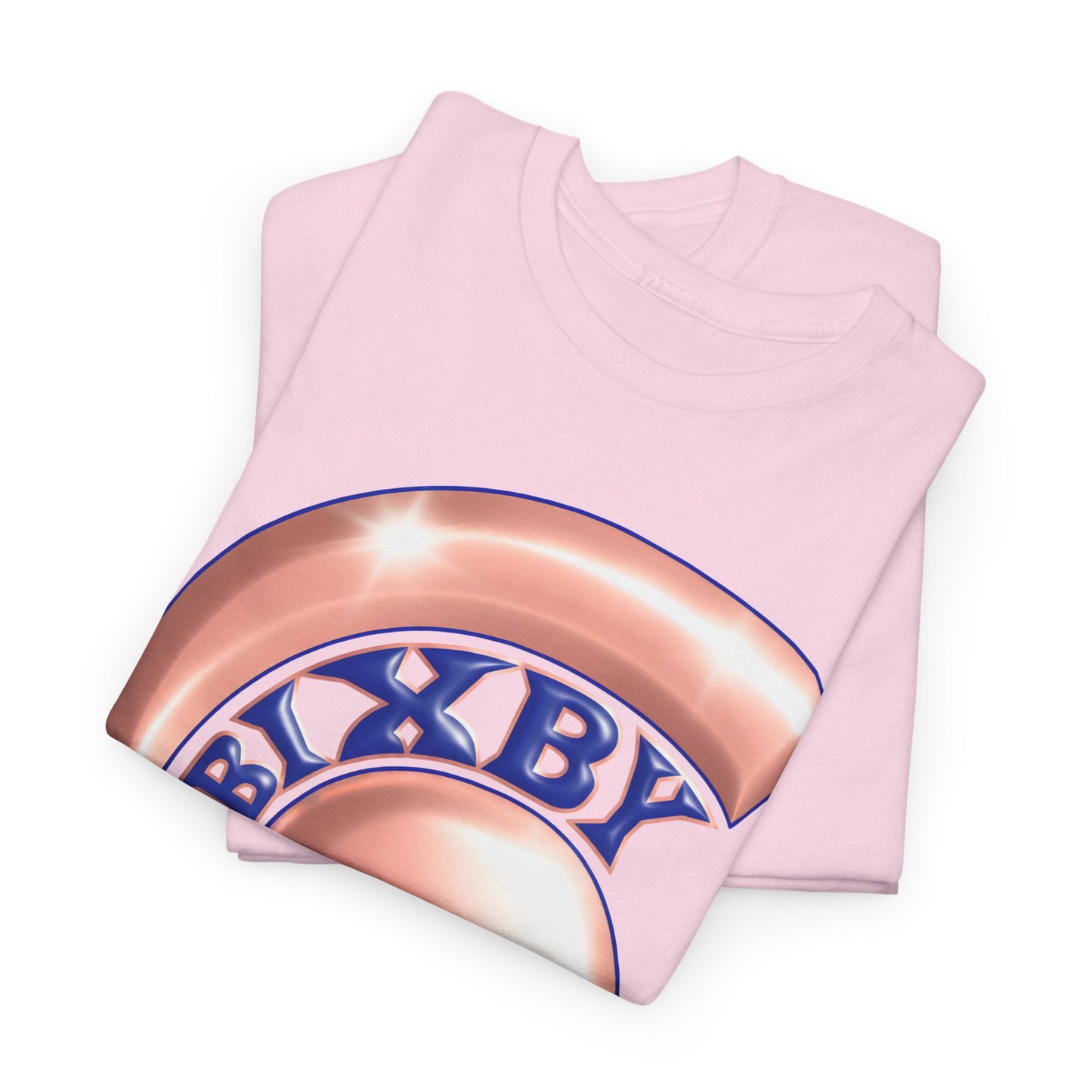 Bixby Spartan Metallic Rose Gold Gildan Tee