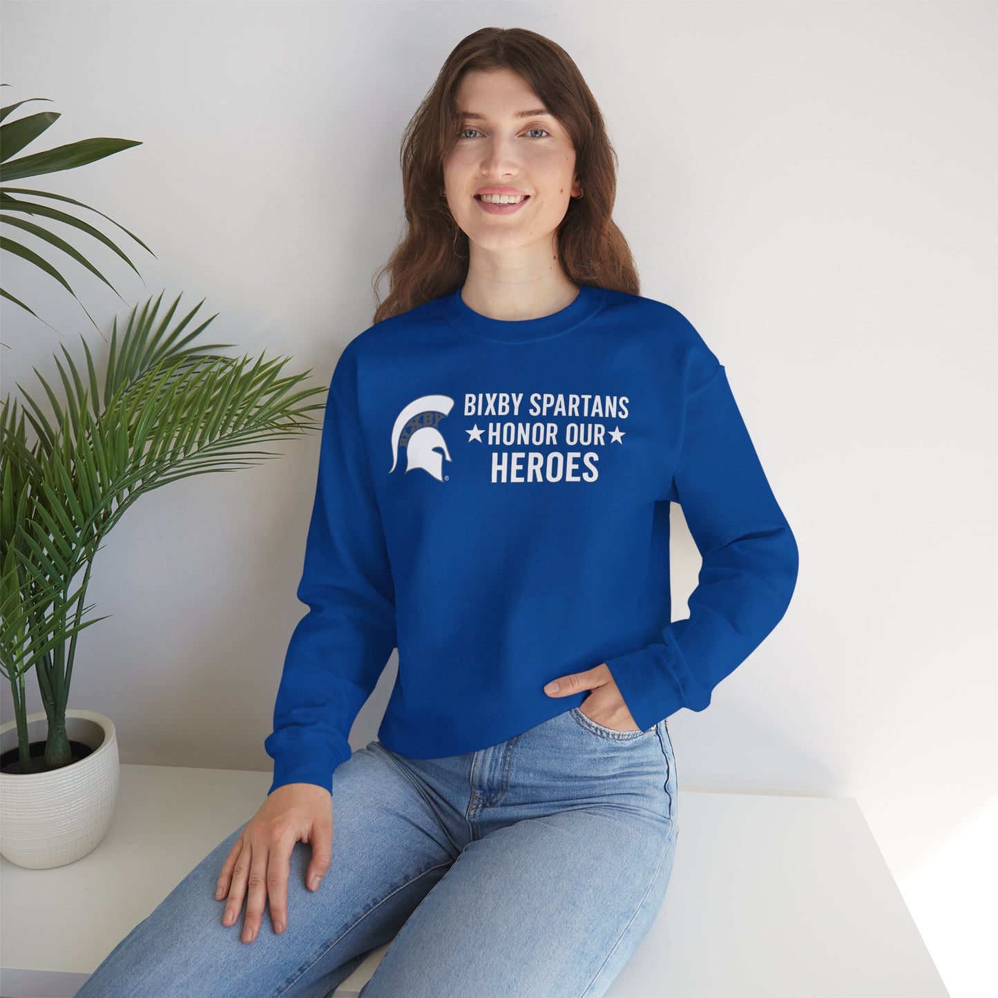 Spartans Honor Our Heroes Military Appreciation Gildan Sweatshirt