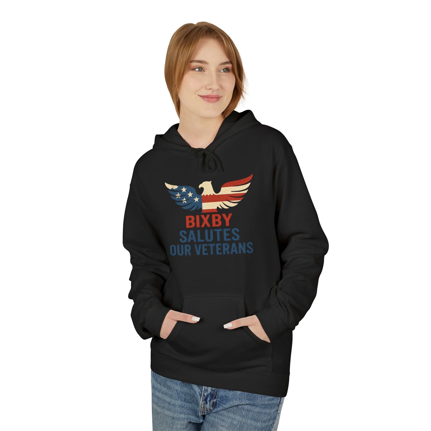 Bixby Salutes Our Veterans Gildan Hoodie