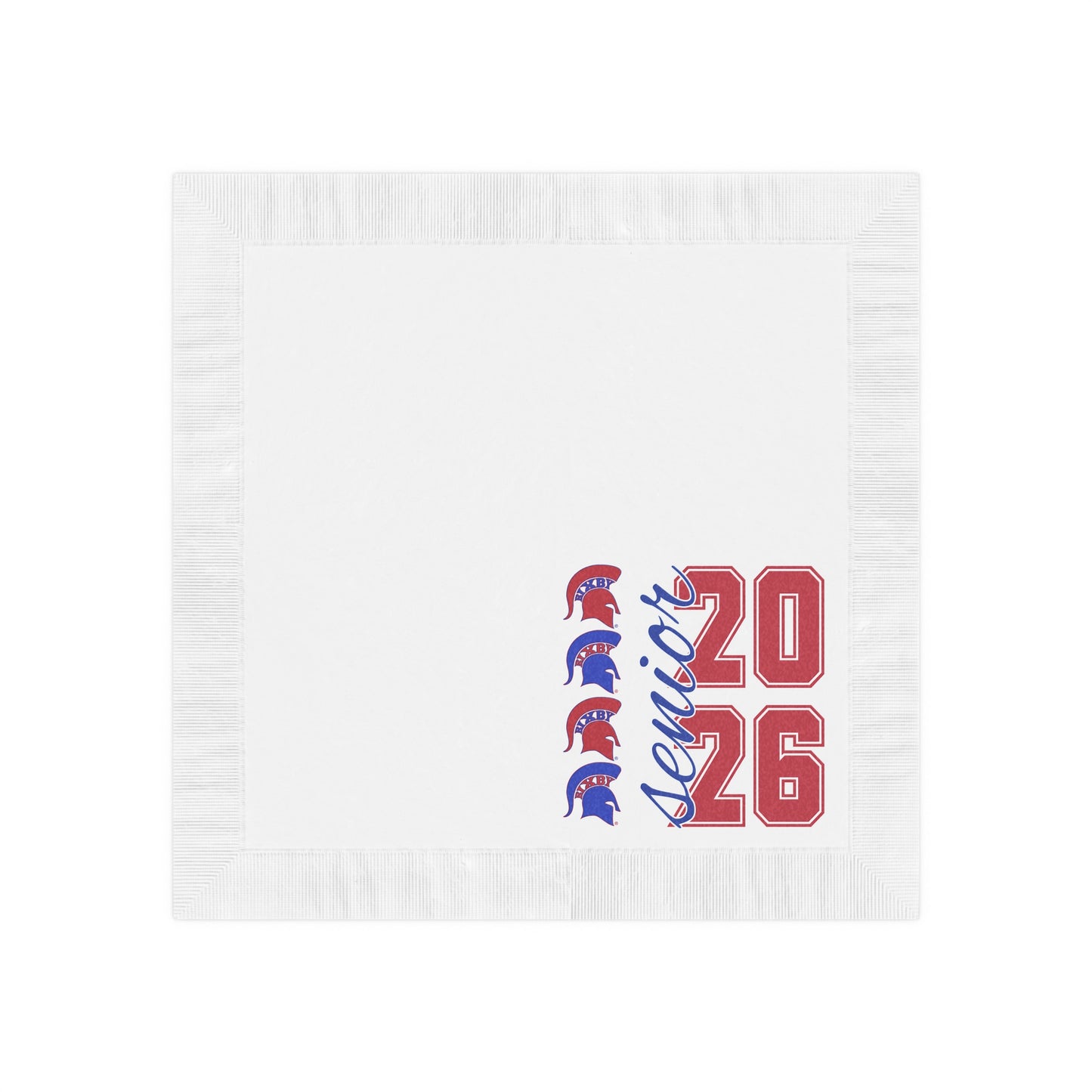 Bixby Spartan Senior Class 2026 Party Napkin