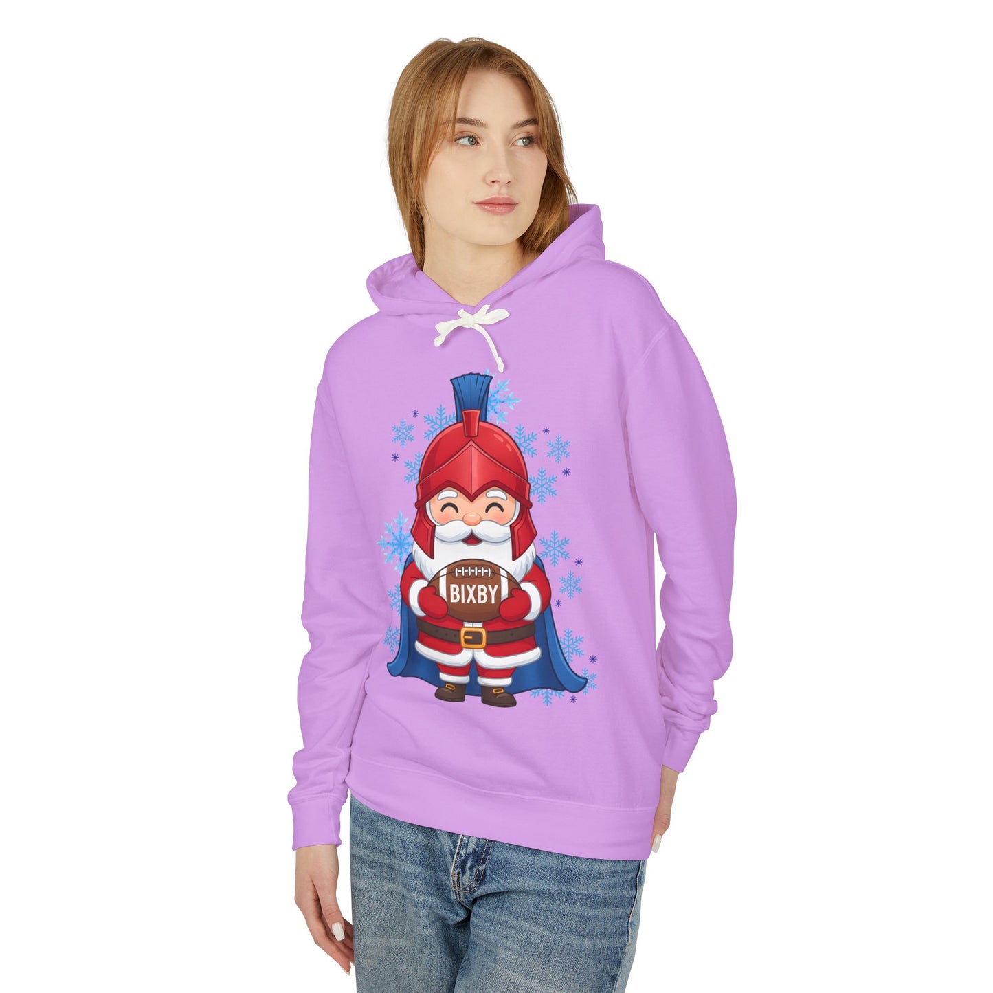 Spartan Football Santa Premium Comfort Colors Hoodie