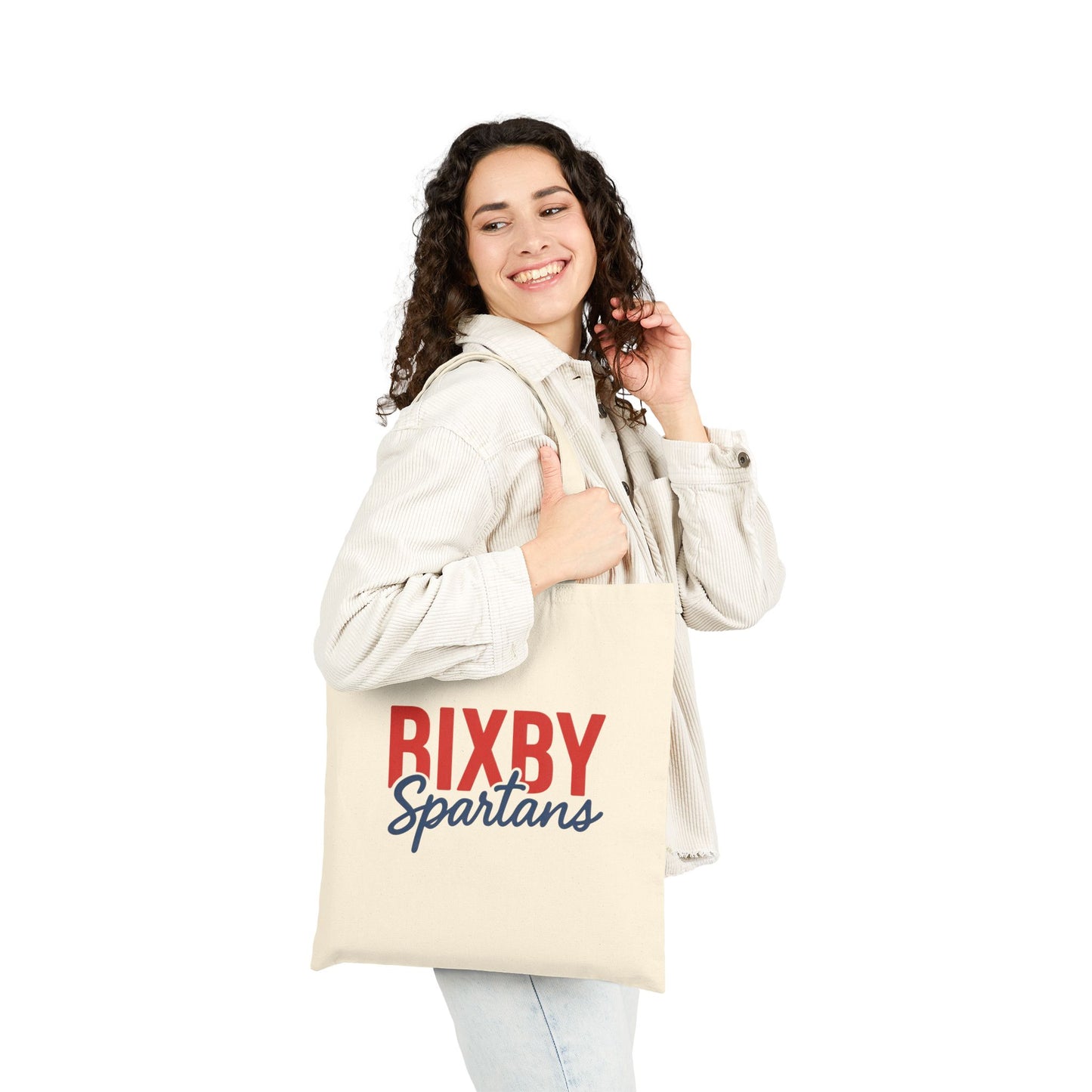 Bixby Spartans Cotton Canvas Tote Bags