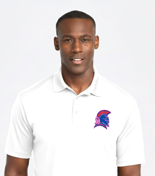 Bixby Spartan Breast Cancer Awareness PosiCharge SportTek Polo