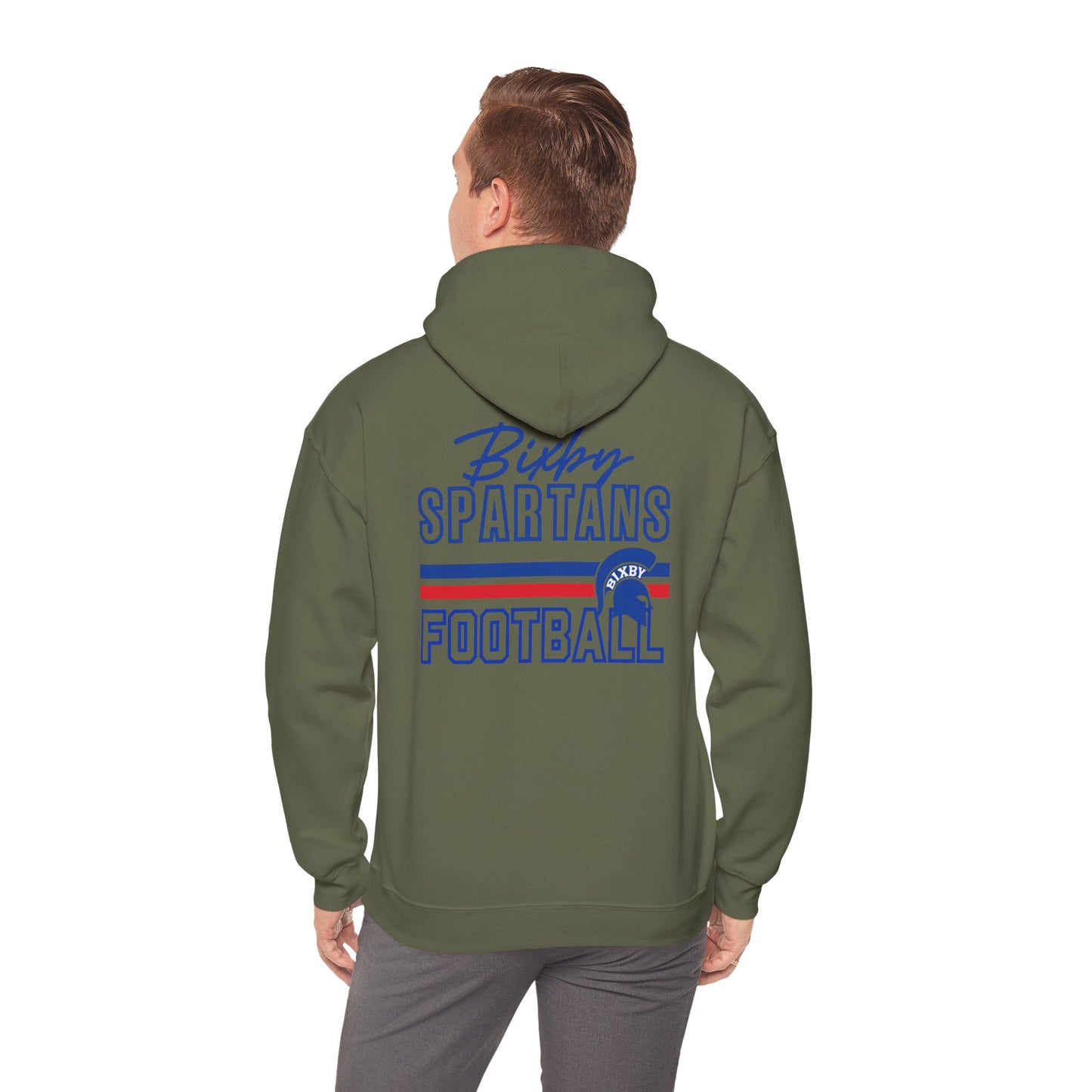Bixby Spartans Football Gildan Hoodie