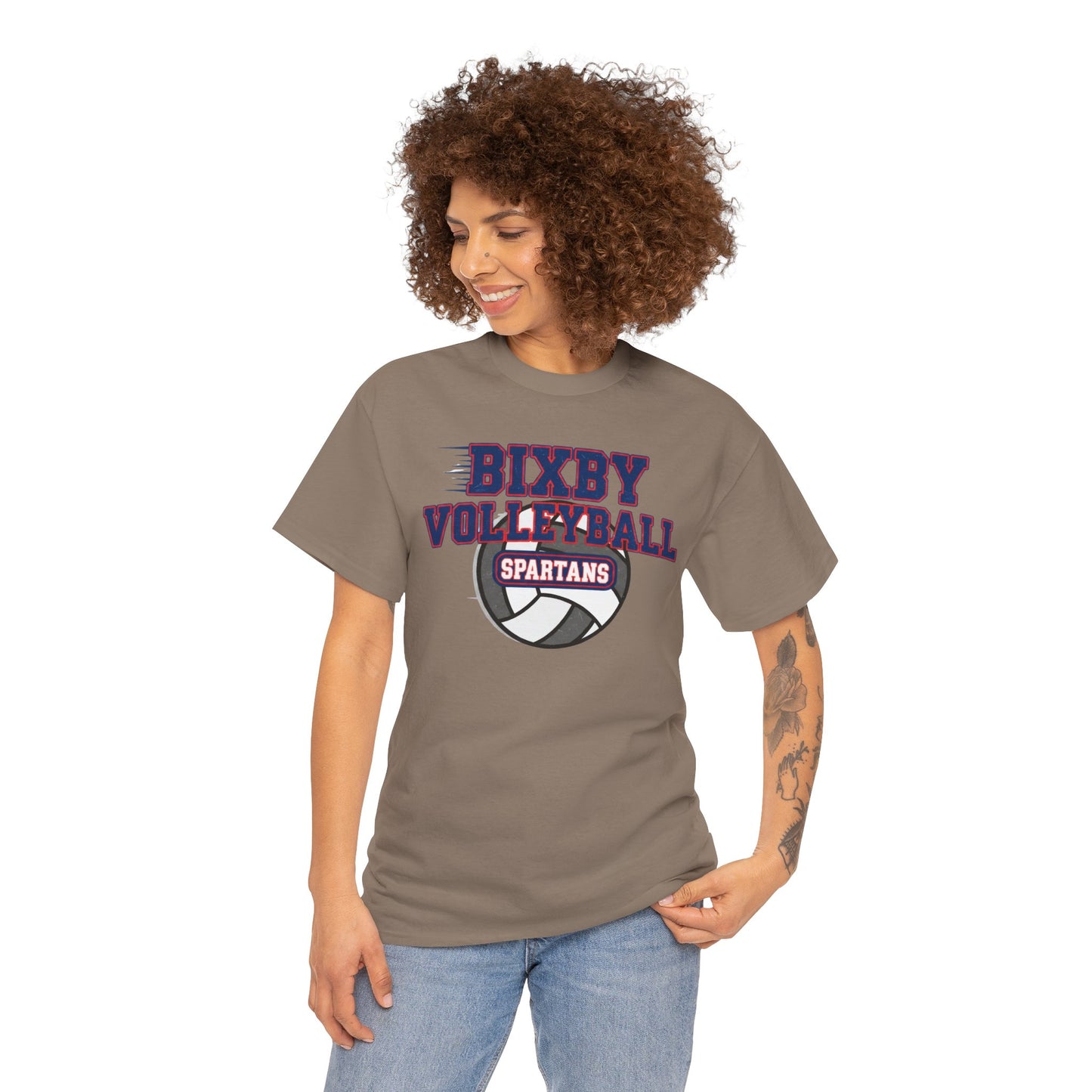 Bixby Spartan Volleyball Tee
