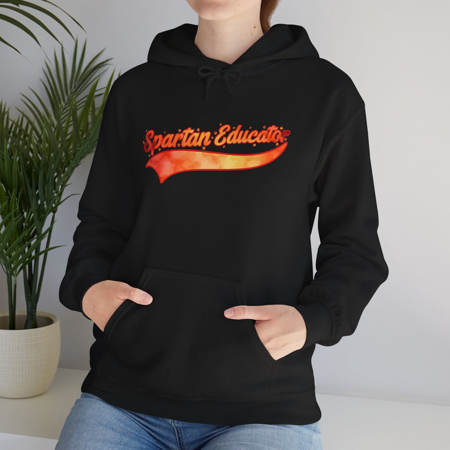 Spartan Educator Fall Design Gildan Hoodie