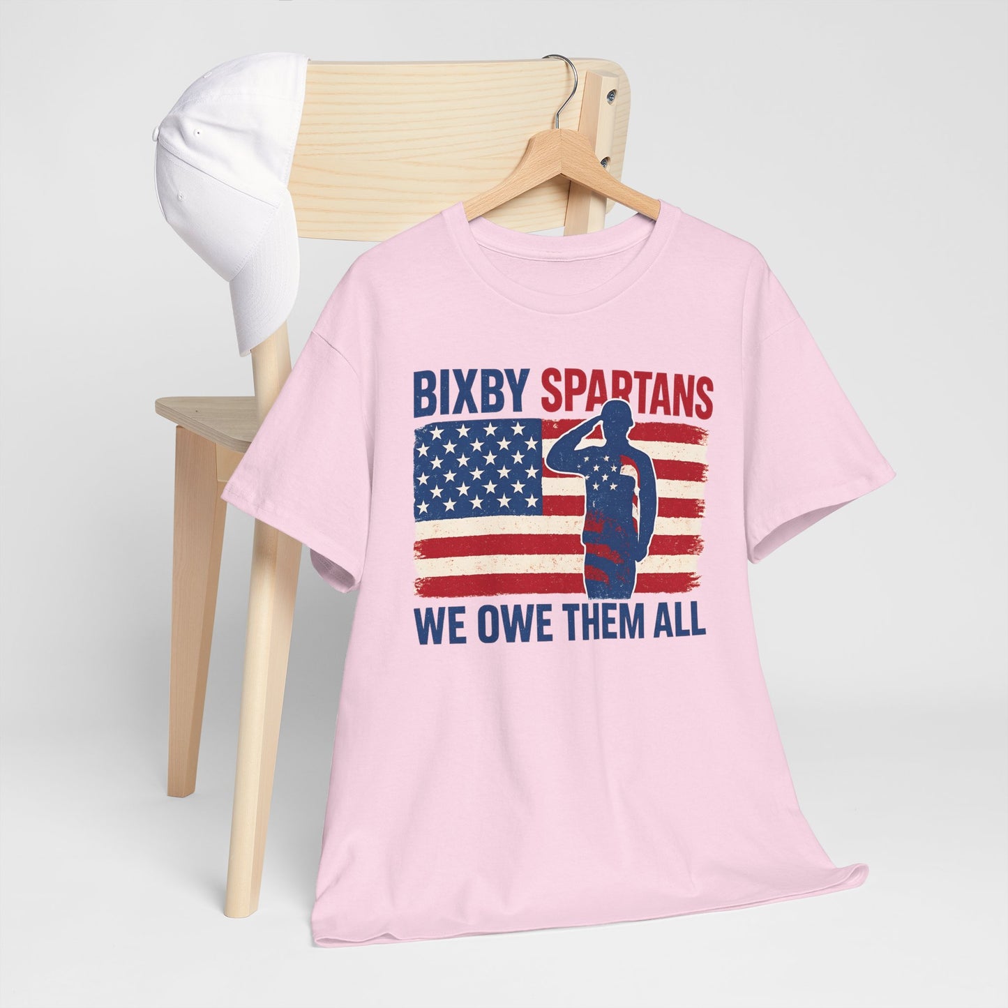 Spartans We Owe Them All Gildan Tee