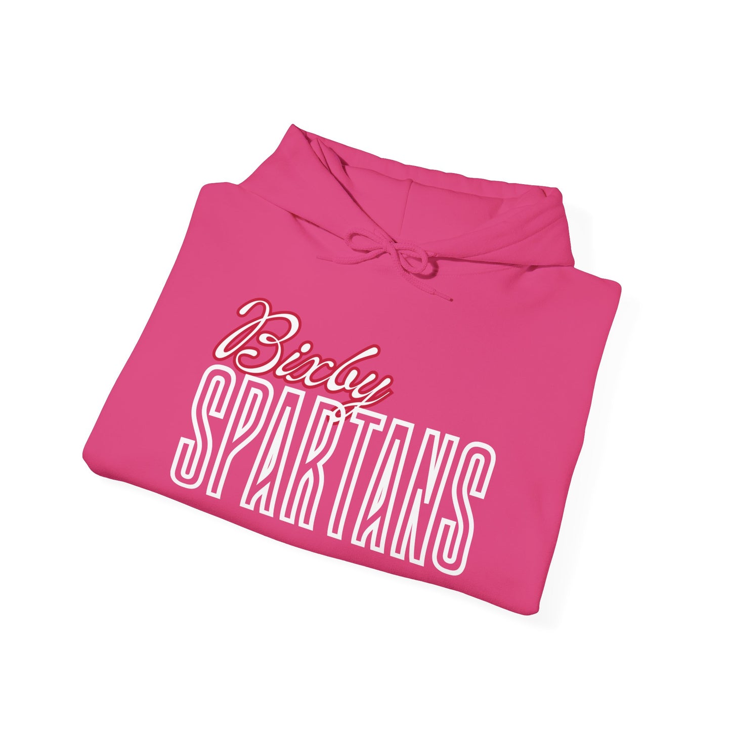 Bixby Spartans Cursive Gildan Hoodie