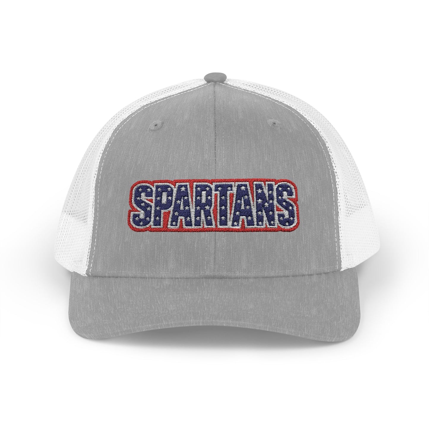 Spartans Patriotic Embroidered Trucker Hat