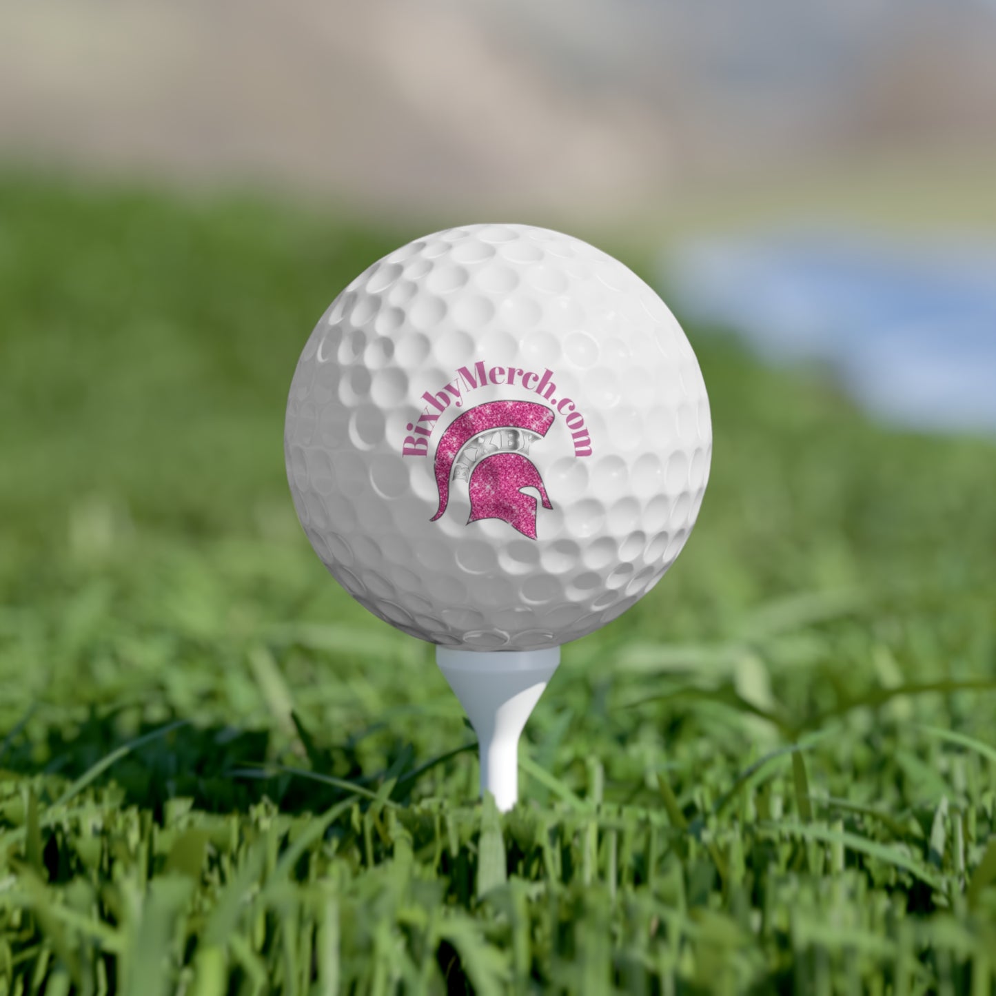 Spartan Pink Bling Golf Ball 6-Pack