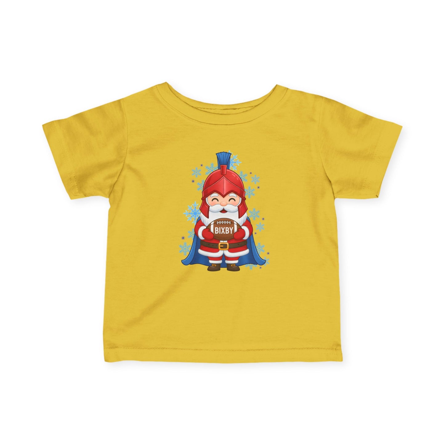 Spartan Football Santa Infant Rabbit Skins Tee