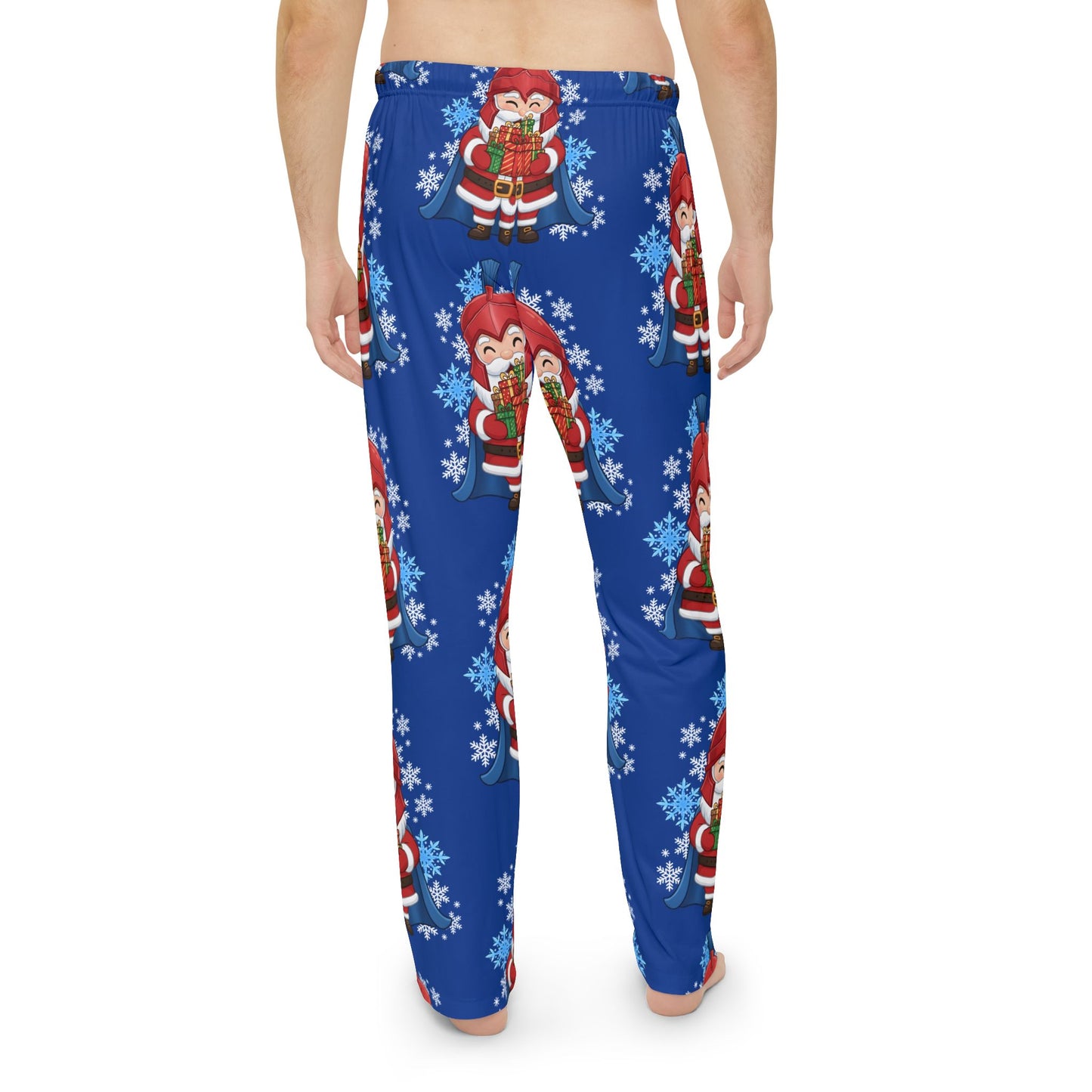Spartan Santa Blue Men's Pajama Bottoms