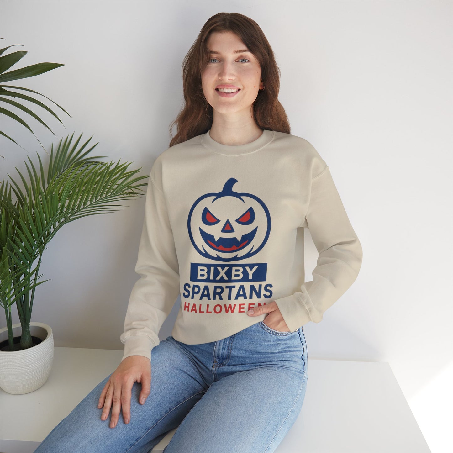 Spartans Halloween Gildan Sweatshirt
