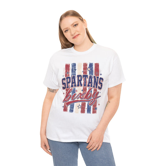 Spartans Bixby Patriotic Tee