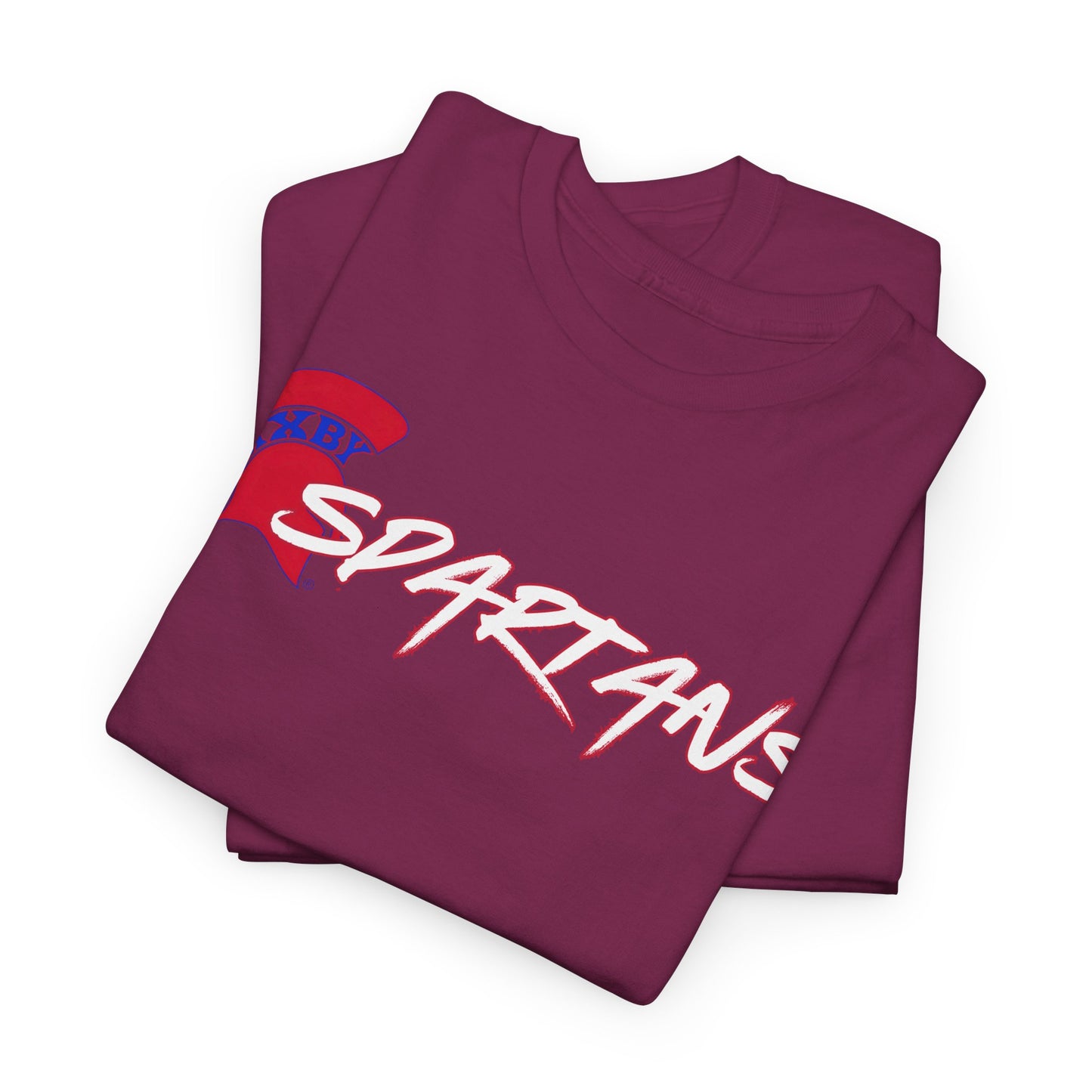 Spartans Blue Logo Gildan Tee