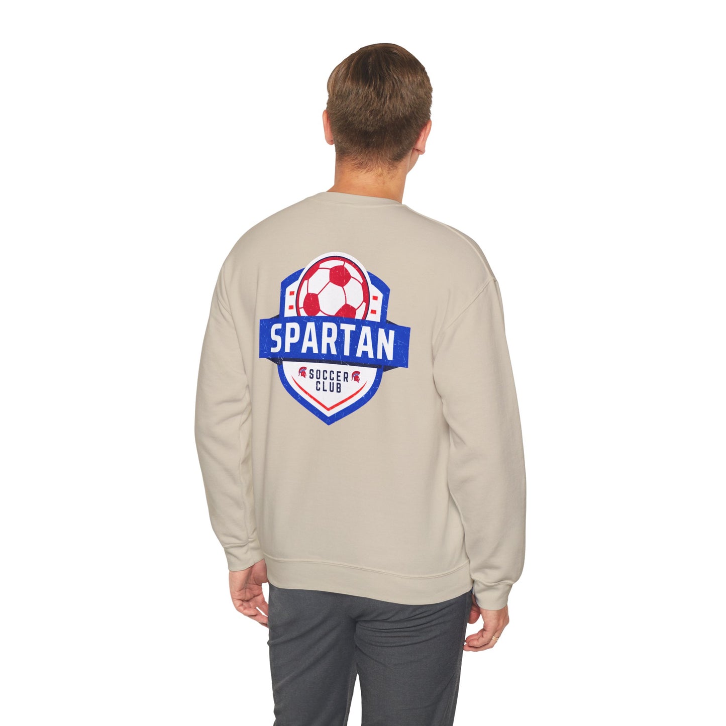 Spartan Soccer Club Distressed Crest Gildan Sweatshirt