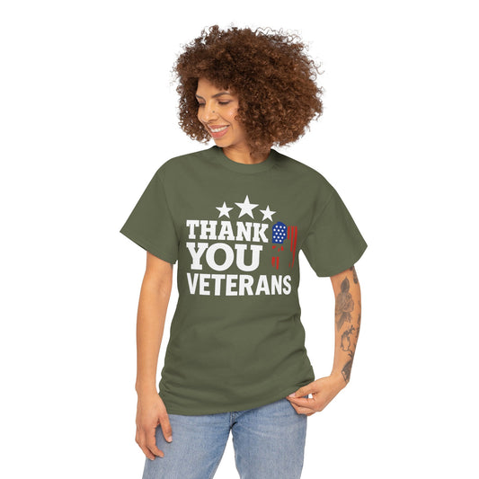 Thank You Veterans Military Appreciation Gildan Tee