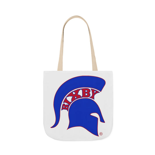 Spartan Blue Logo Canvas Tote Bag