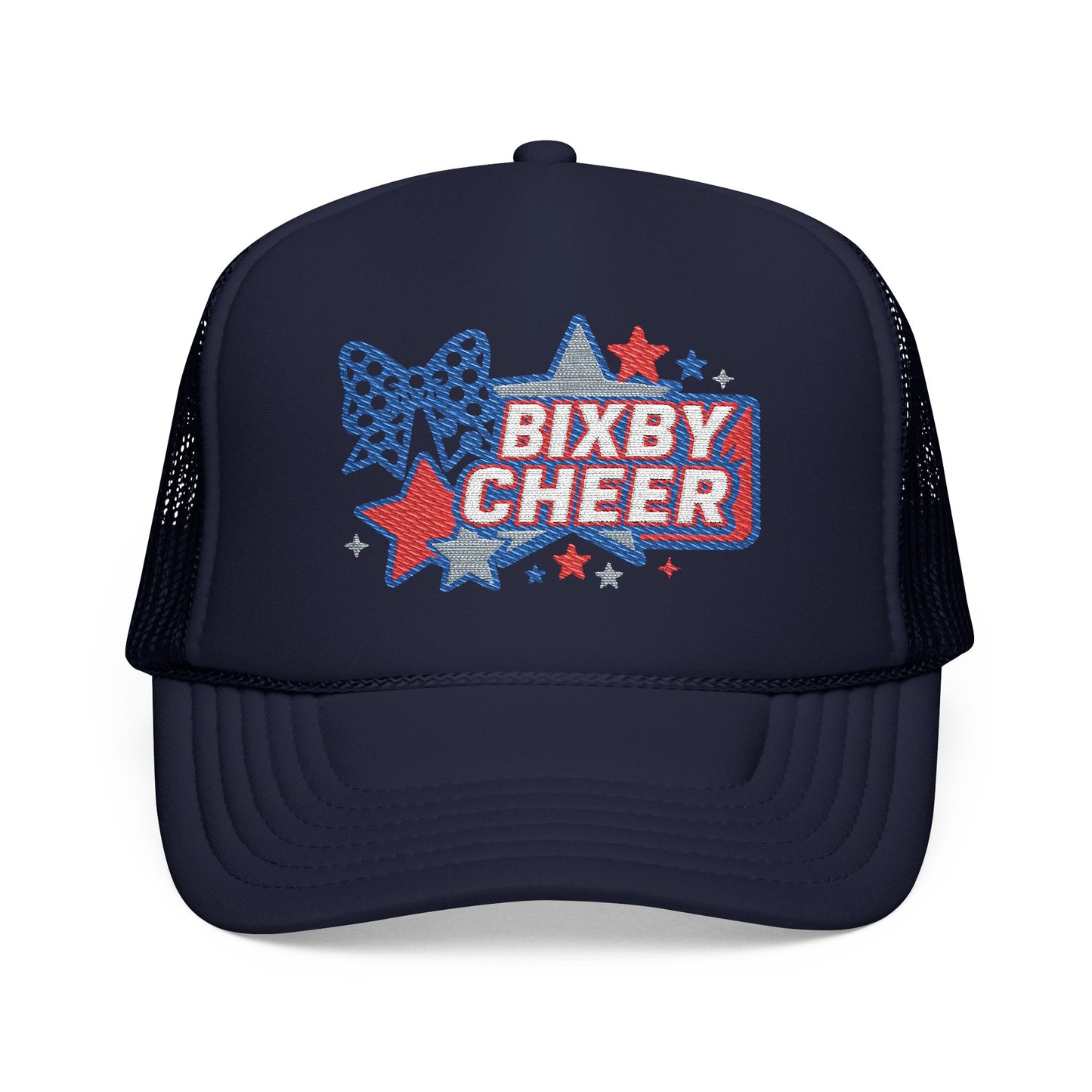 Bixby Cheer Embroidered Foam Trucker Hat