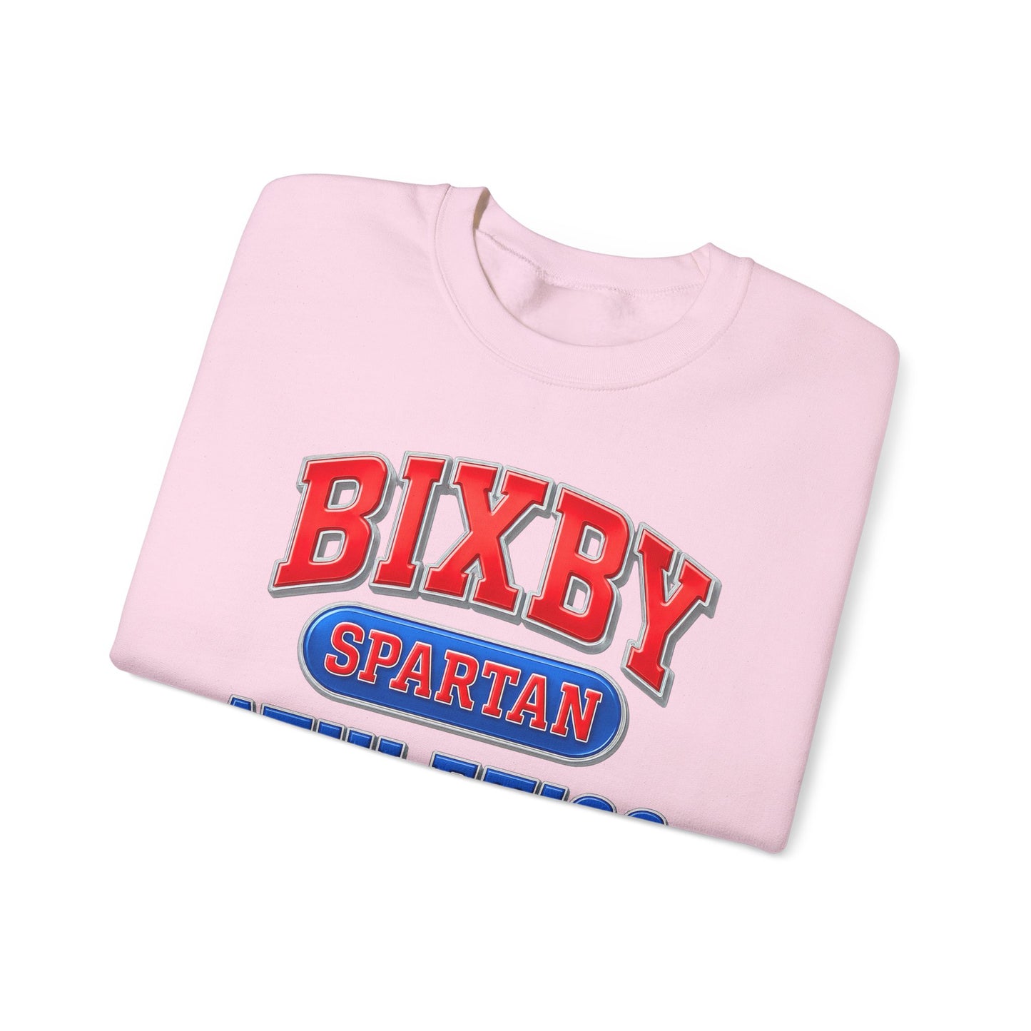 Bixby Spartan Athletics Metallic Gildan Sweatshirt