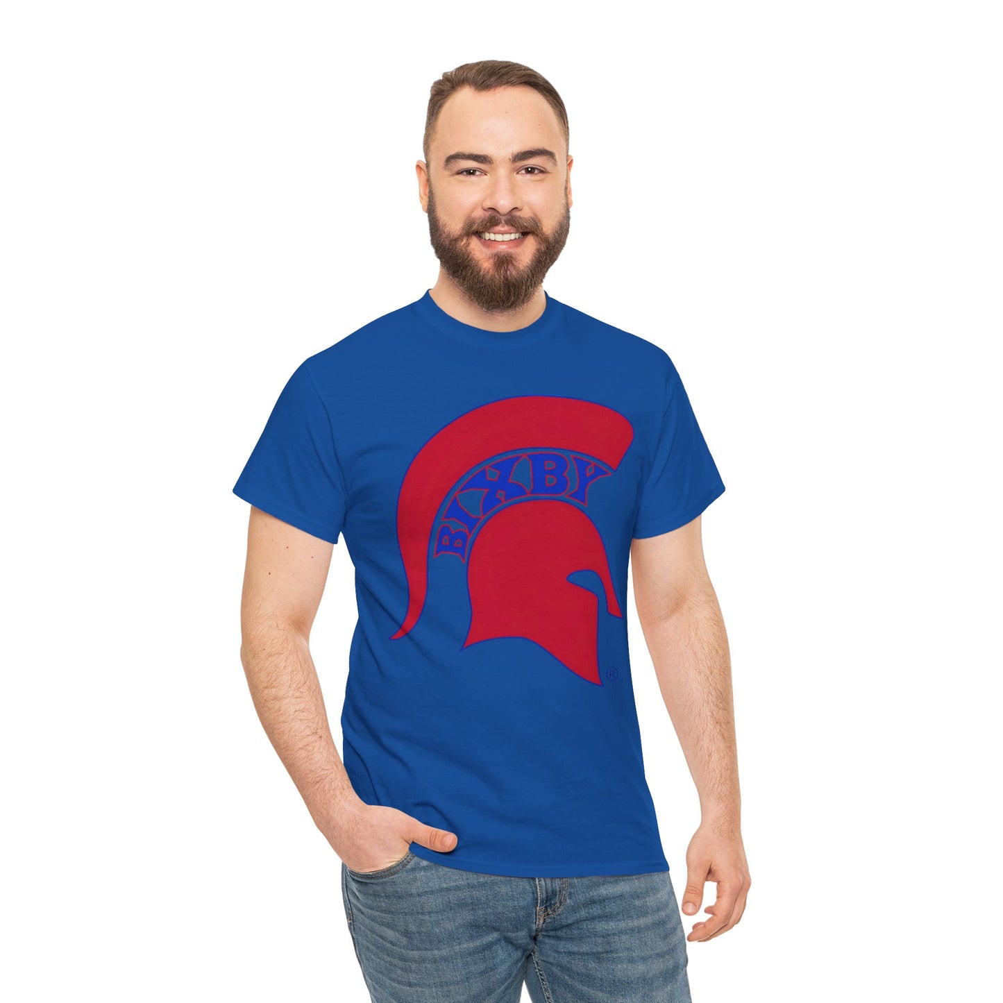 Spartan Red Logo Gildan Tee