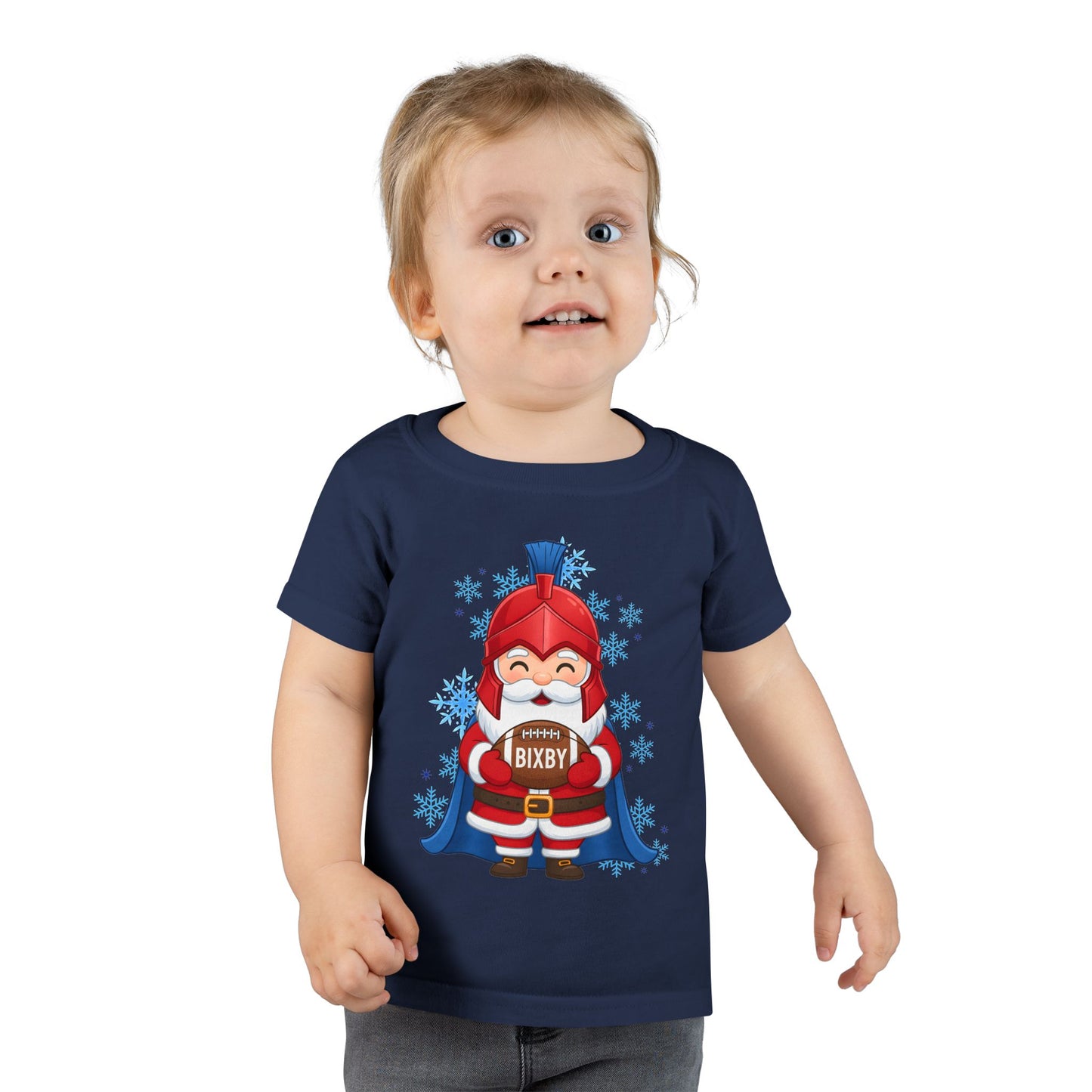 Spartan Football Santa Toddler Gildan Tee