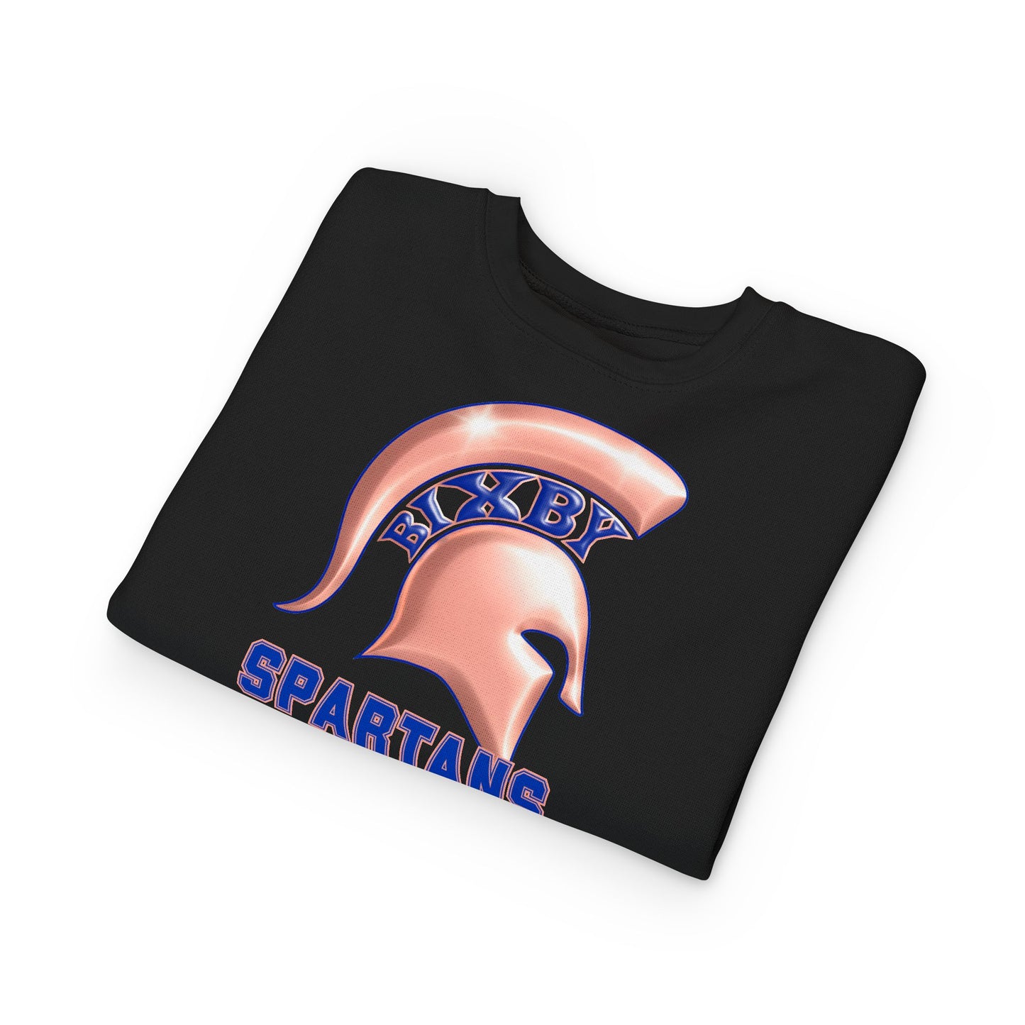 Bixby Spartans Metallic Rose Gold Toddler Rabbit Skins Sweatshirt