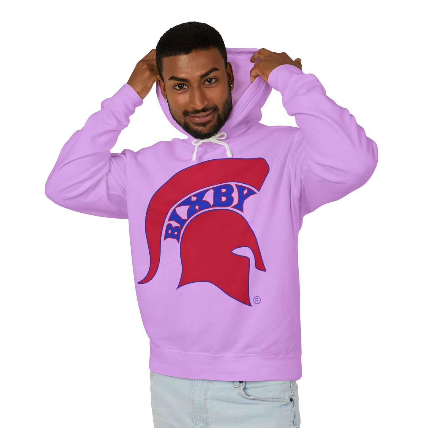 Bixby Spartan Red Logo Comfort Colors Hoodie