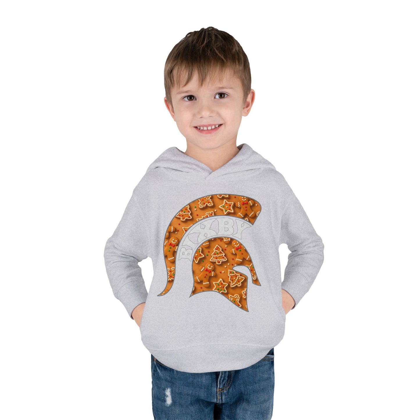 Bixby Spartans Gingerbread Toddler Rabbit Skins Sweatshirt