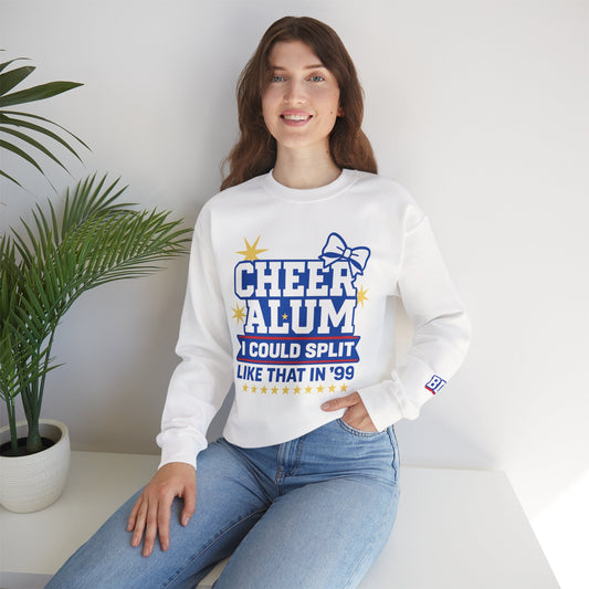 Cheer Alumni With Sleeve Print Gildan Sweatshirt