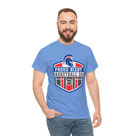 Bixby Spartans Basketball Dad Gildan Tee