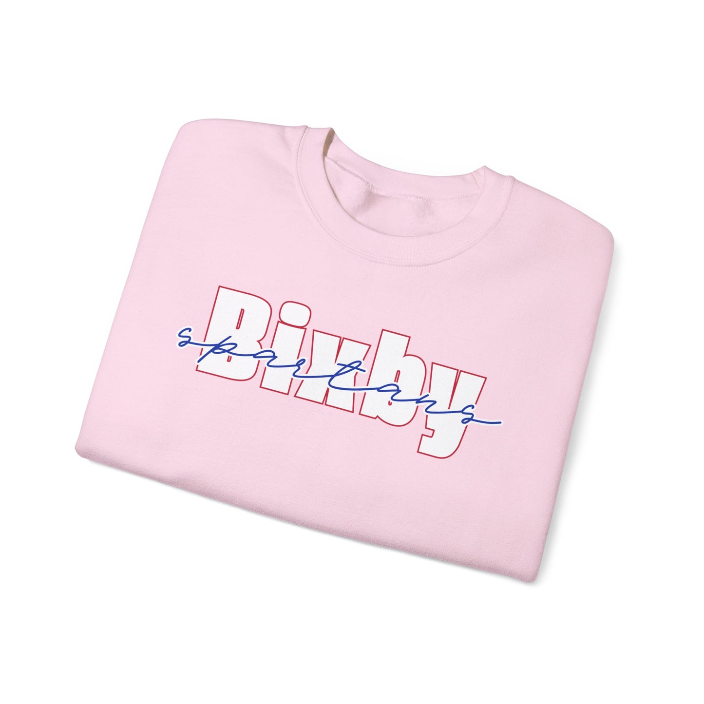 Bixby Spartans Cursive Gildan Sweatshirt