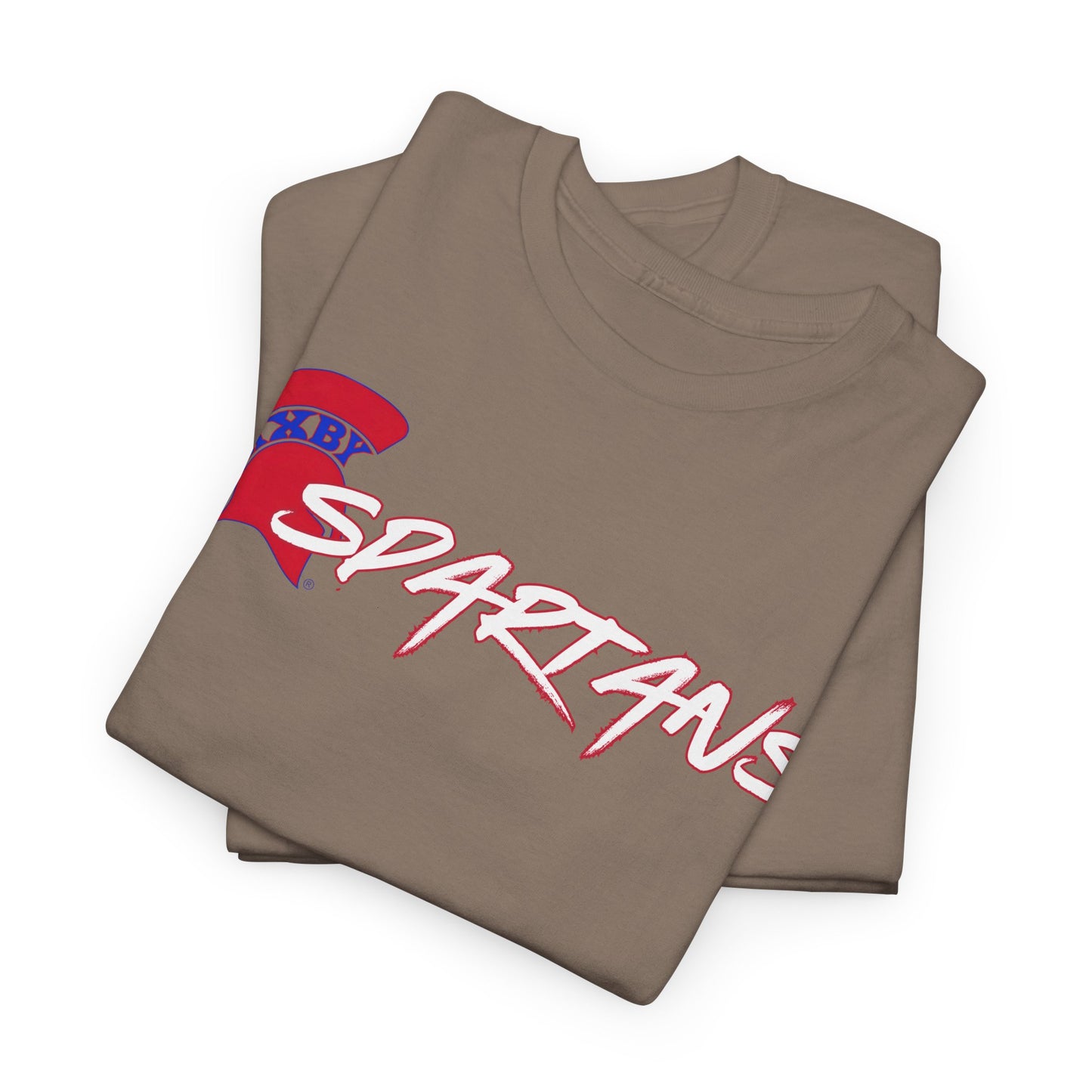 Spartans Blue Logo Gildan Tee
