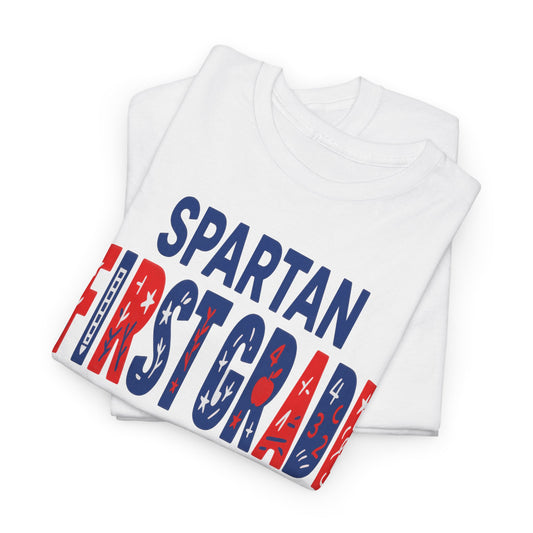 First Grade Spartan Gildan Tee