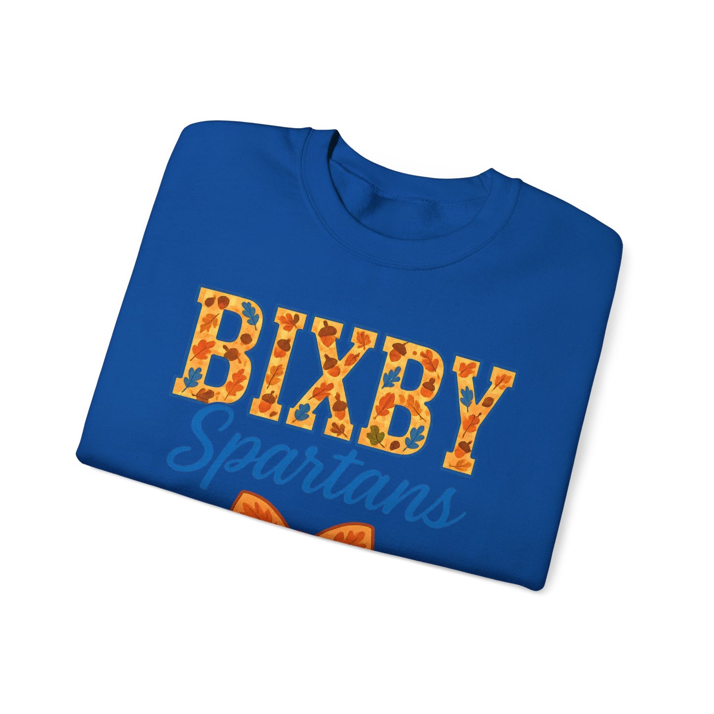 Bixby Spartans Fall Vibes Gildan Sweatshirt