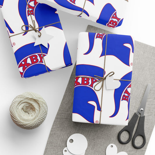 Bixby Spartan Blue Logo Wrapping Paper