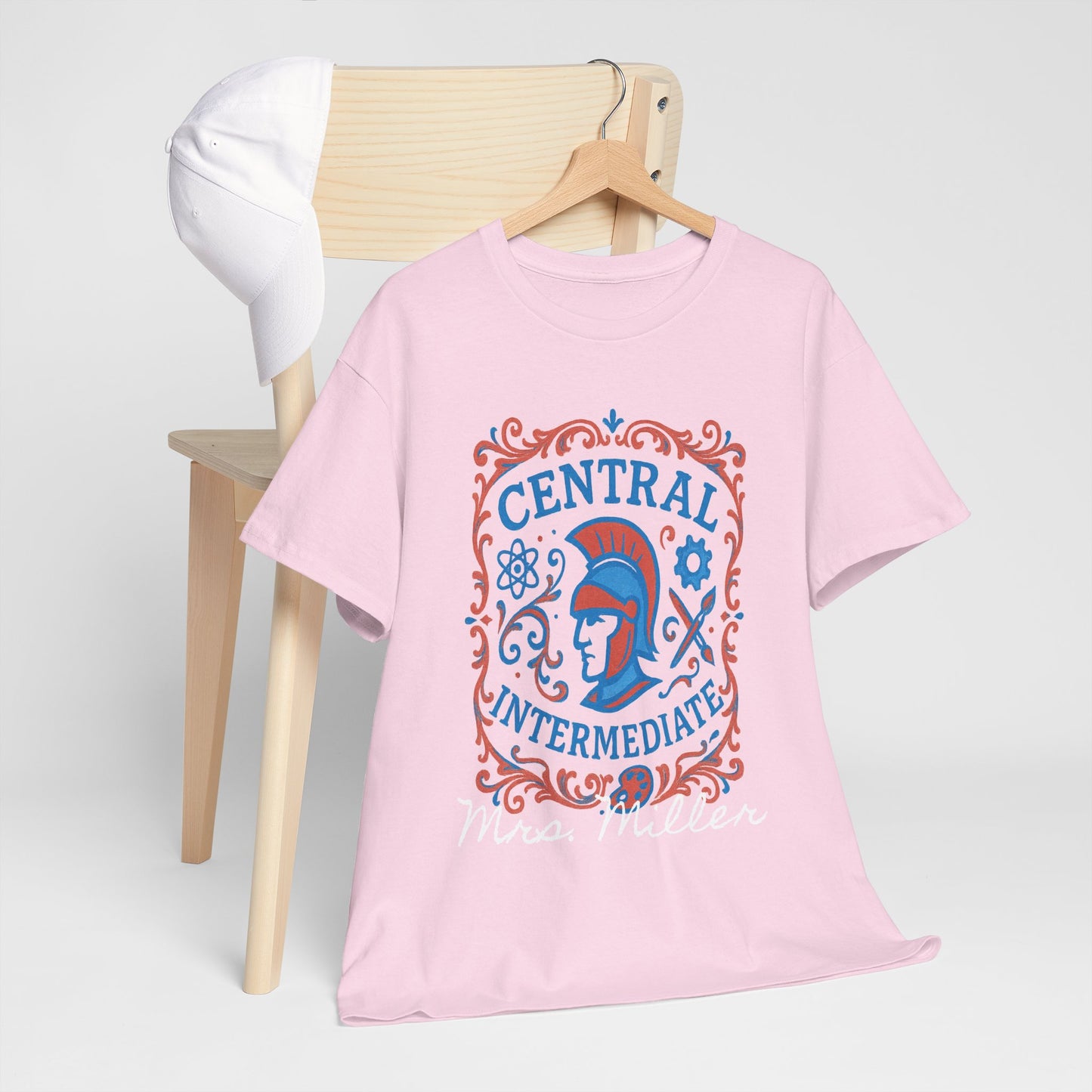 Ornate Central Intermediate Personalized Spartan Gildan Tee