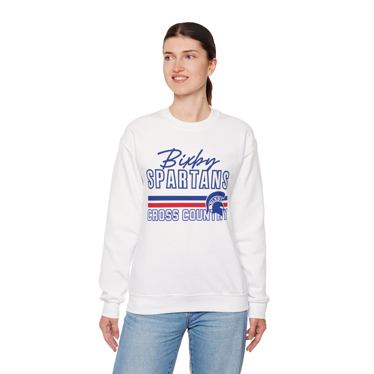 Bixby Spartans Cross Country Gildan Sweatshirt