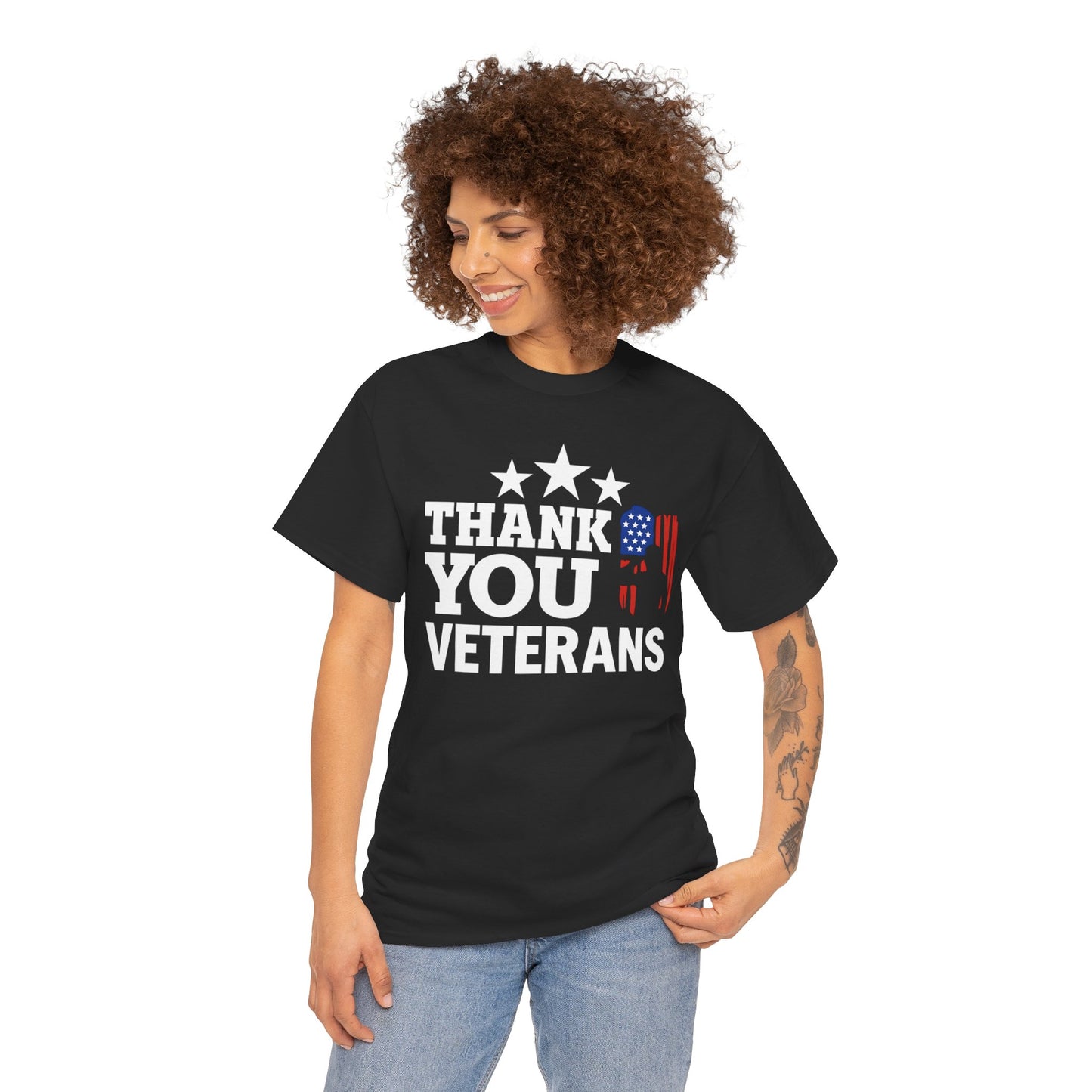 Thank You Veterans Military Appreciation Gildan Tee