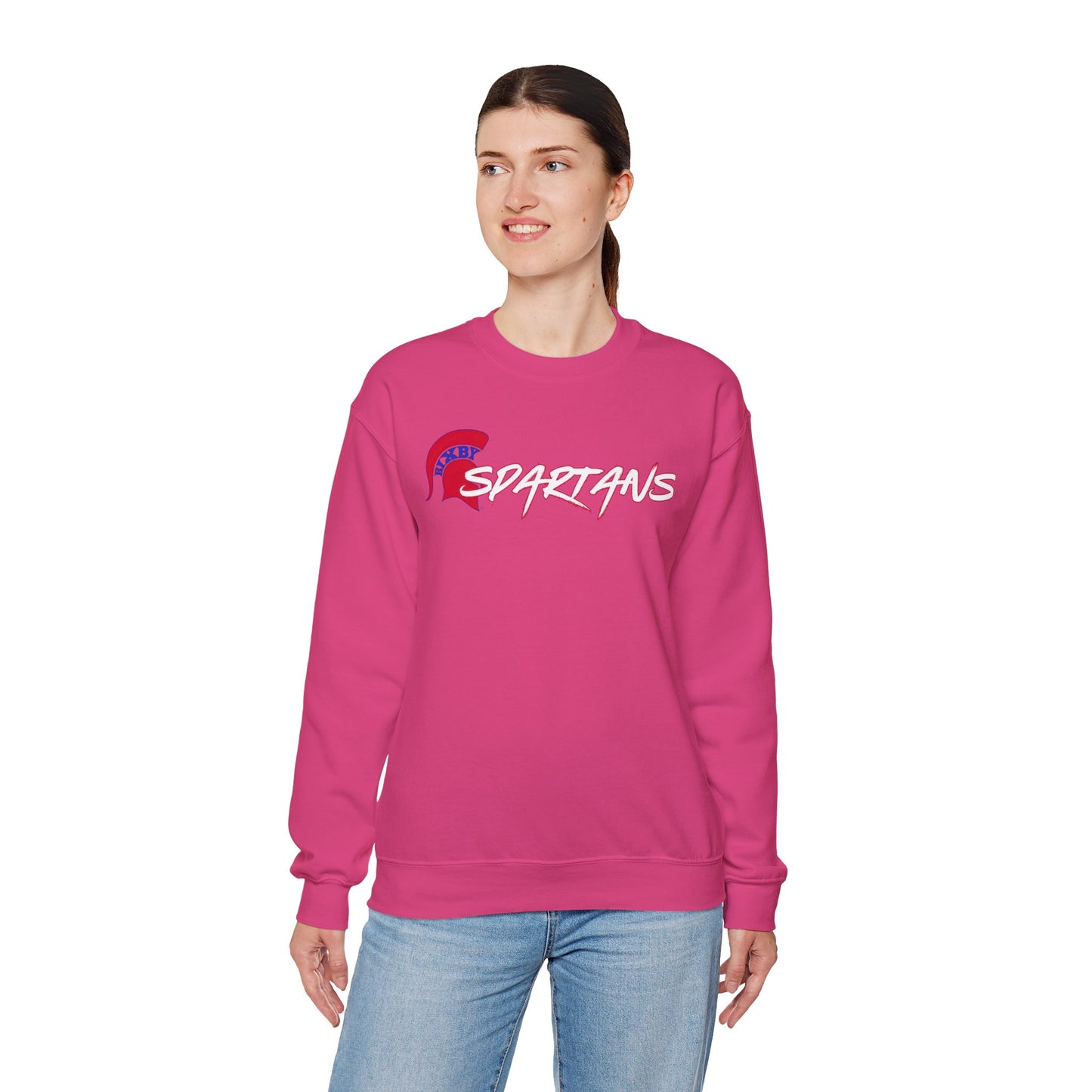 Spartans Red Logo Gildan Sweatshirt