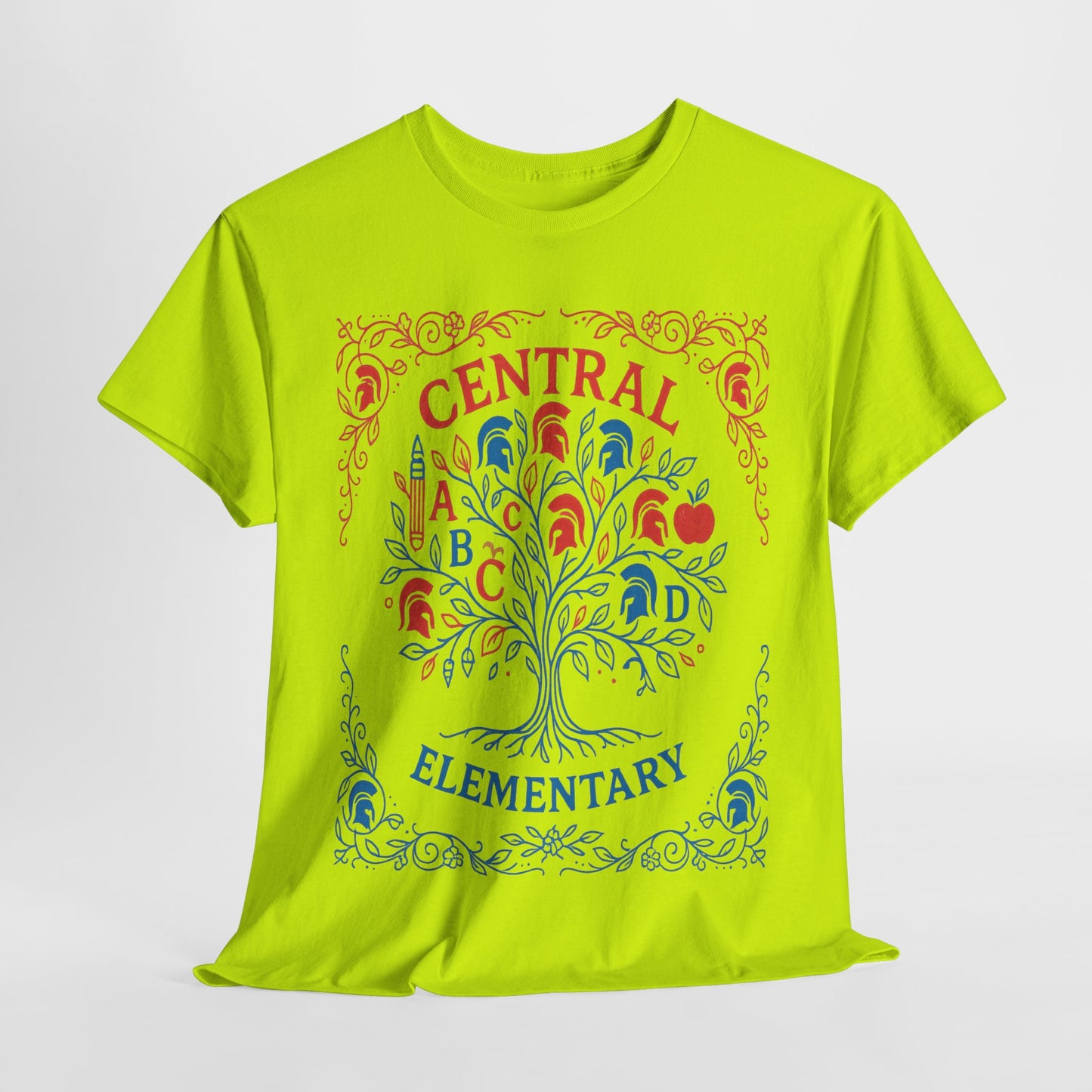Floral Central Elementary Spartan Gildan Tee