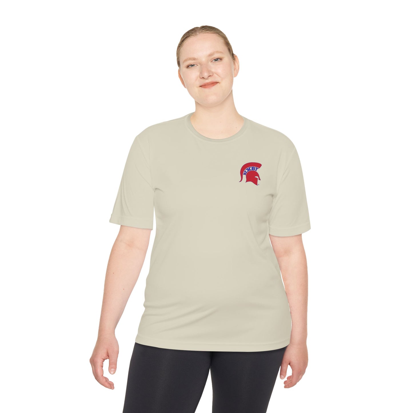 Spartan Red Logo Adult Sport-Tek Tee
