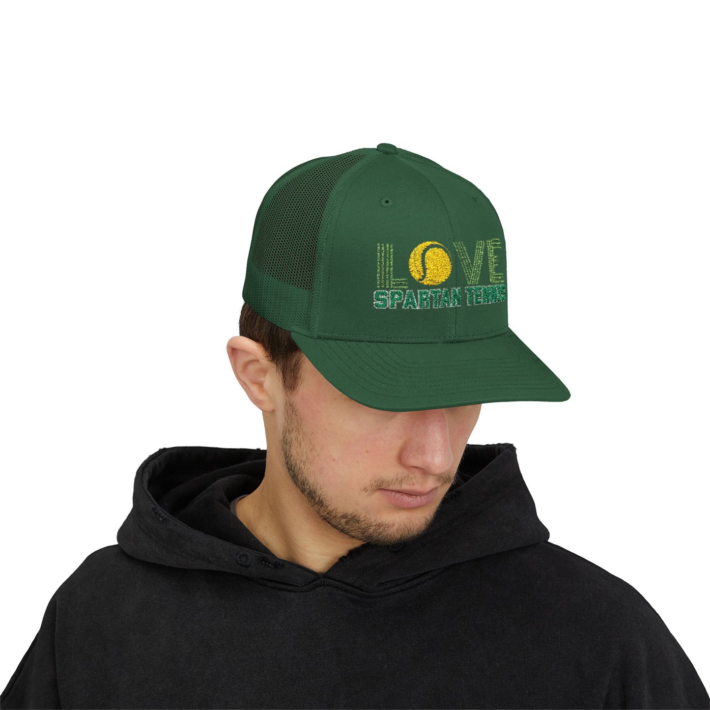 Bixby Spartan Tennis Embroidered Trucker Snapback