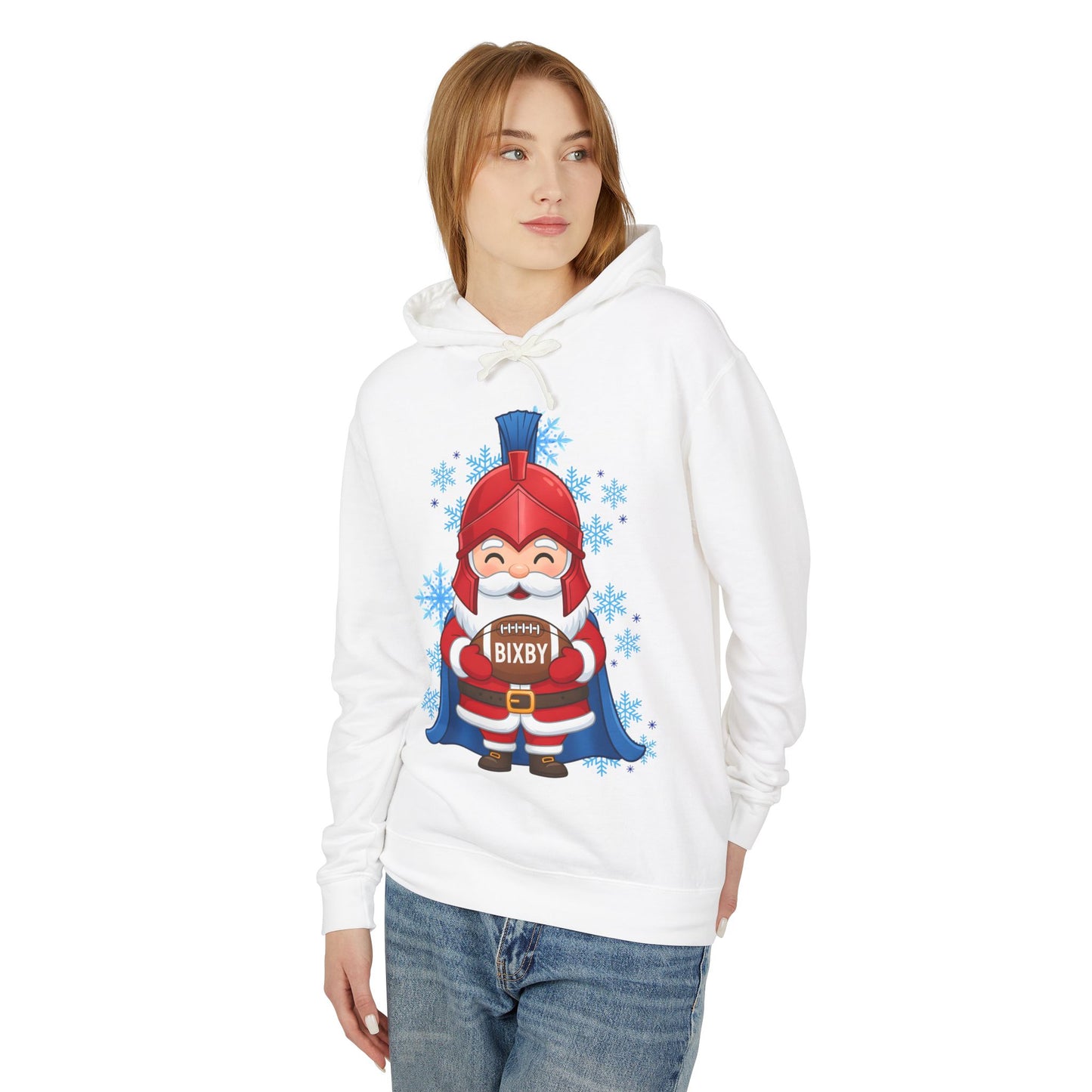 Spartan Football Santa Premium Comfort Colors Hoodie