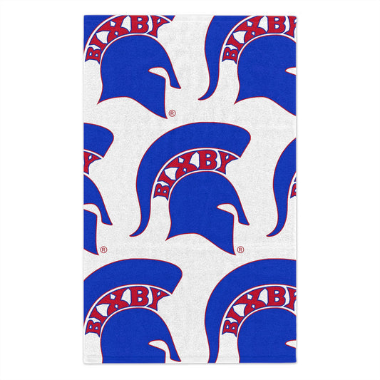 Blue Spartan Logo Rally Towel